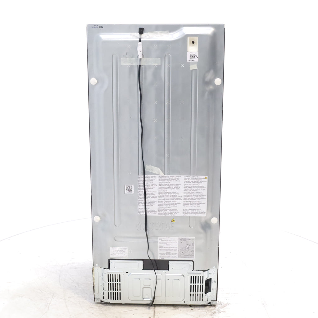 Pictures of 30" Wide Easy Care Stainless Steel Frigidaire 18.3 cu. ft. Top Freezer Bottom Refrigerator with EvenTemp Cooling System - Scratch and Dent - Moderate - Neu Appliance Outlet - Discount Appliance Outlet in Austin, Tx