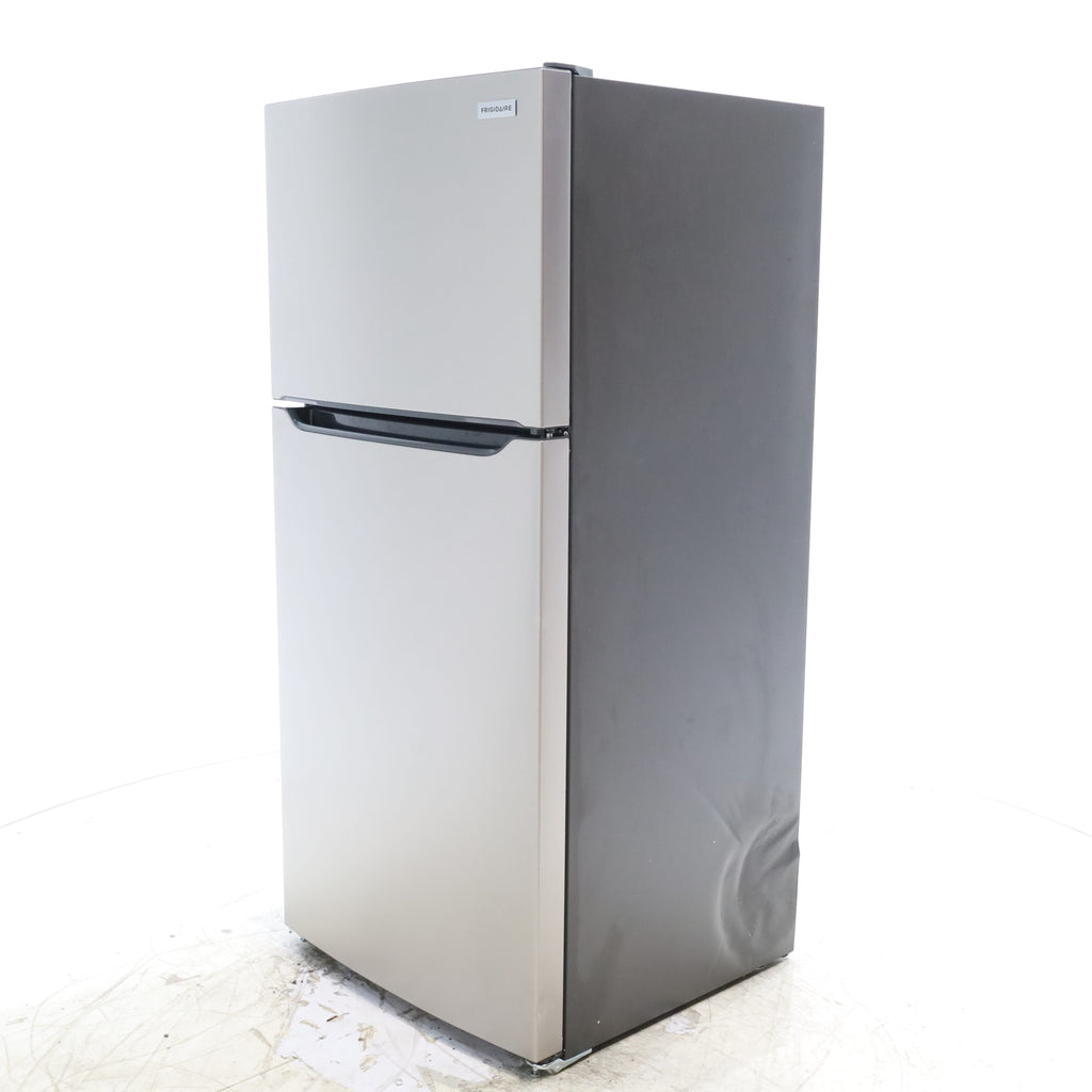 Pictures of 30" Wide Easy Care Stainless Steel Frigidaire 18.3 cu. ft. Top Freezer Bottom Refrigerator with EvenTemp Cooling System - Scratch and Dent - Moderate - Neu Appliance Outlet - Discount Appliance Outlet in Austin, Tx