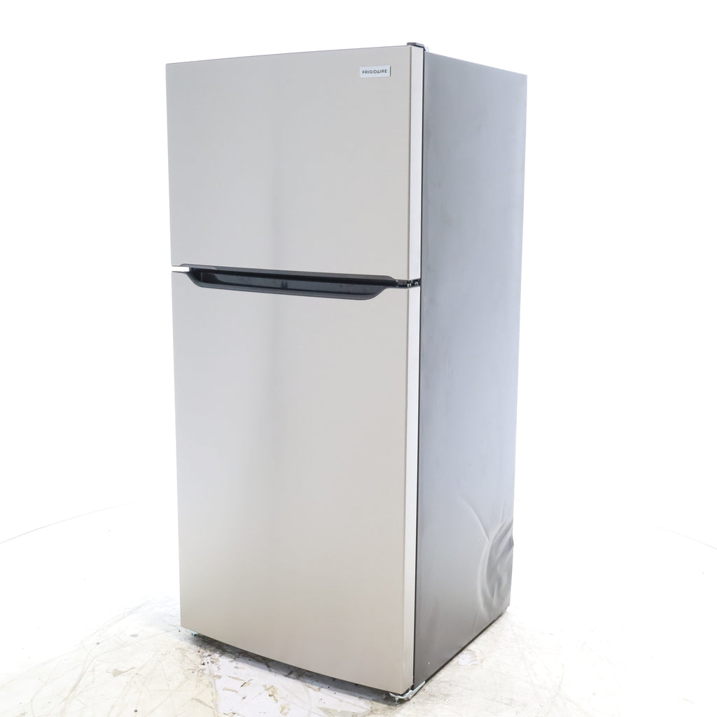 Pictures of 30" Wide Easy Care Stainless Steel Frigidaire 18.3 cu. ft. Top Freezer Bottom Refrigerator with EvenTemp Cooling System - Scratch and Dent - Moderate - Neu Appliance Outlet - Discount Appliance Outlet in Austin, Tx