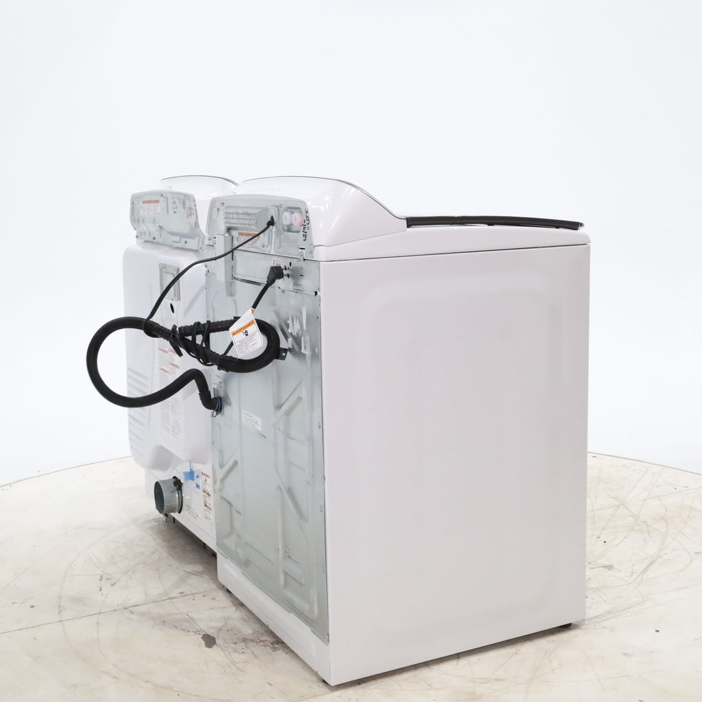 Pictures of Maytag ENERGY STAR 5.2 cu. ft. Top Load Agitator Washing Machine with Extra Power Button and ENERGY STAR Maytag Smart Capable 7.4 cu. ft. Electric Steam Dryer with Extra Power Button - Open Box - Neu Appliance Outlet - Discount Appliance Outlet in Austin, Tx