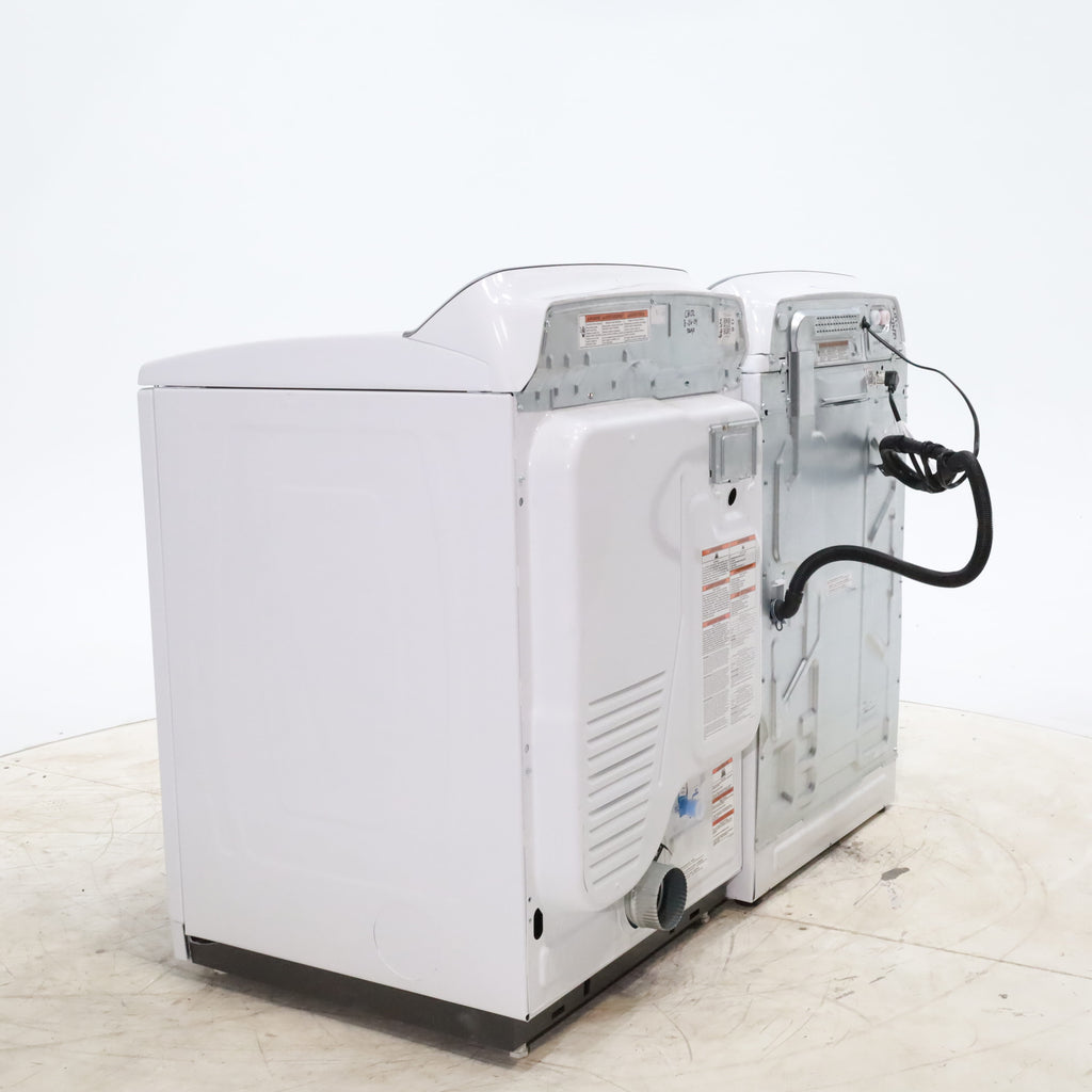 Pictures of Maytag ENERGY STAR 5.2 cu. ft. Top Load Agitator Washing Machine with Extra Power Button and ENERGY STAR Maytag Smart Capable 7.4 cu. ft. Electric Steam Dryer with Extra Power Button - Open Box - Neu Appliance Outlet - Discount Appliance Outlet in Austin, Tx