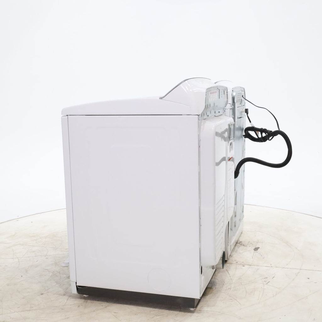 Pictures of Maytag ENERGY STAR 5.2 cu. ft. Top Load Agitator Washing Machine with Extra Power Button and ENERGY STAR Maytag Smart Capable 7.4 cu. ft. Electric Steam Dryer with Extra Power Button - Open Box - Neu Appliance Outlet - Discount Appliance Outlet in Austin, Tx