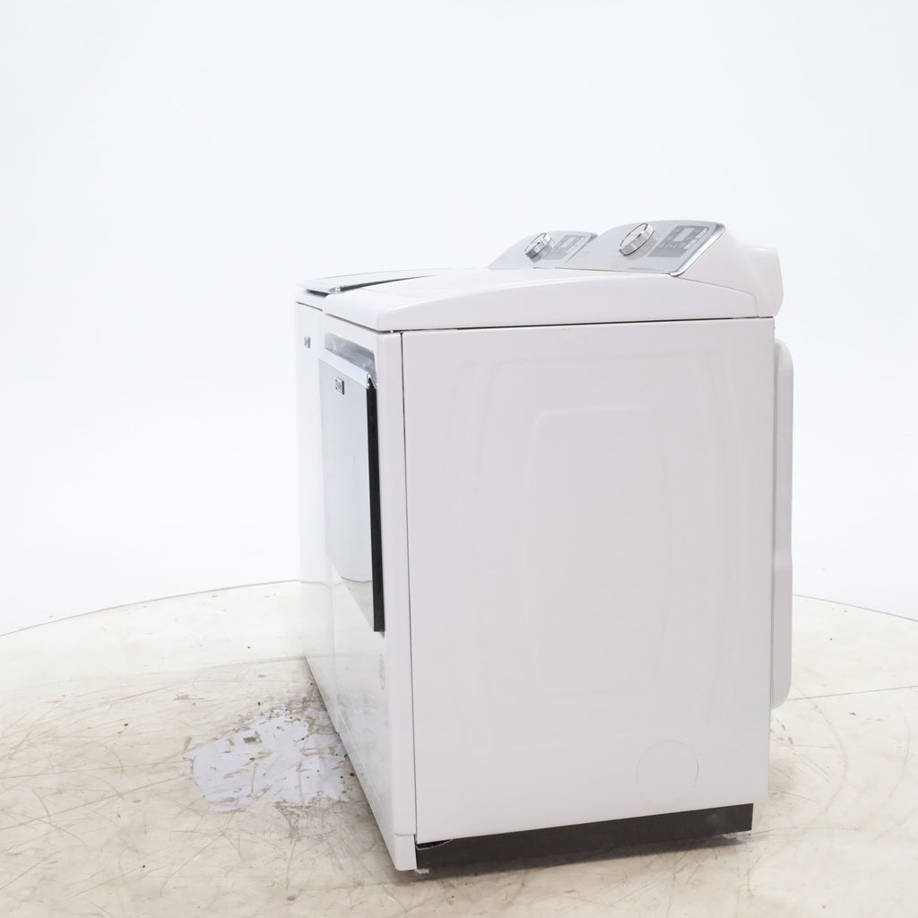 Pictures of Maytag ENERGY STAR 5.2 cu. ft. Top Load Agitator Washing Machine with Extra Power Button and ENERGY STAR Maytag Smart Capable 7.4 cu. ft. Electric Steam Dryer with Extra Power Button - Open Box - Neu Appliance Outlet - Discount Appliance Outlet in Austin, Tx