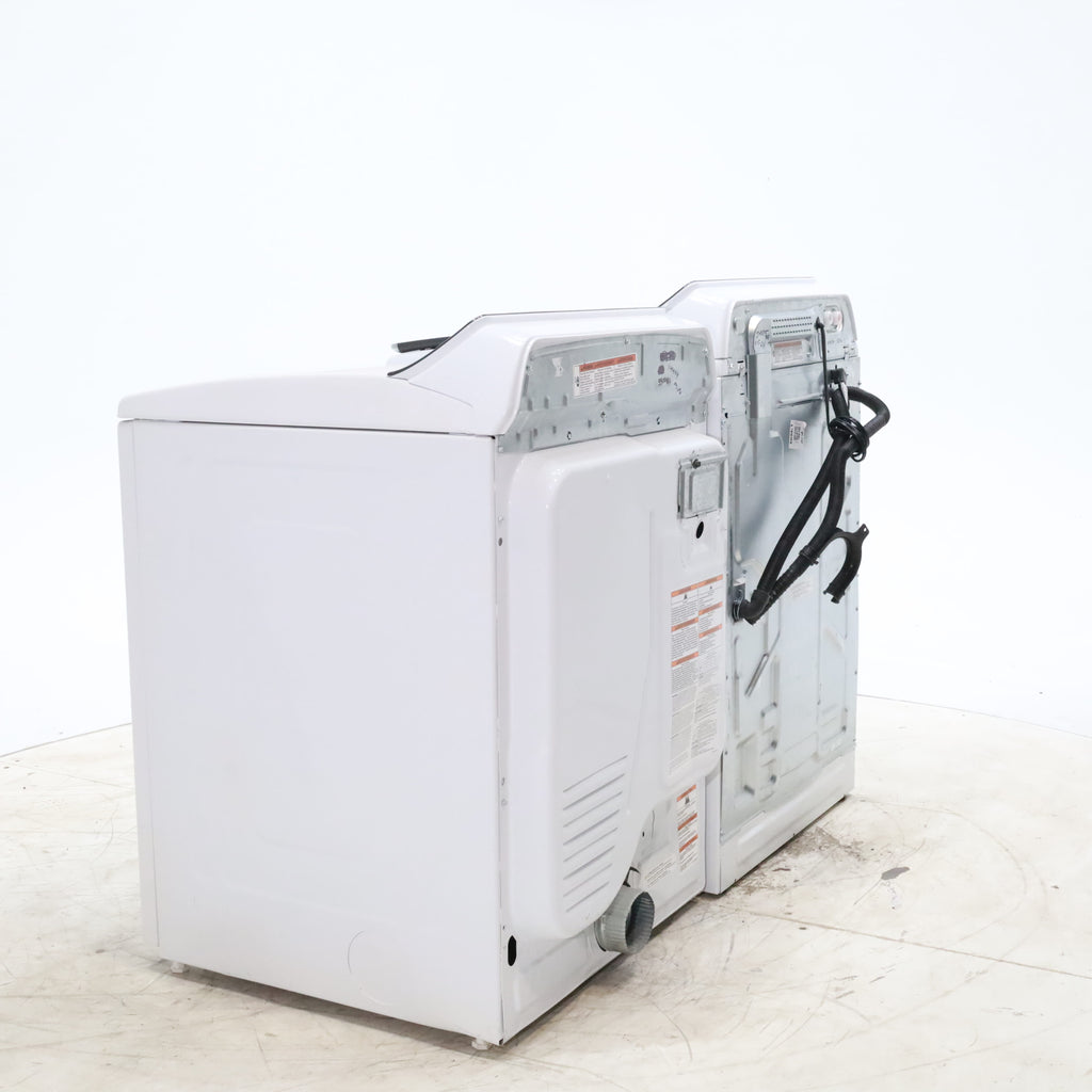 Pictures of ENERGY STAR Whirlpool 5.2 - 5.3 cu. ft. Smart Top Load Washing Machine with 2 in 1 Removable Agitator and Whirlpool 7.4 cu. ft. Electric Dryer with AccuDry Sensor and Wrinkle Shield  - Scratch & Dent - Minor - Neu Appliance Outlet - Discount Appliance Outlet in Austin, Tx