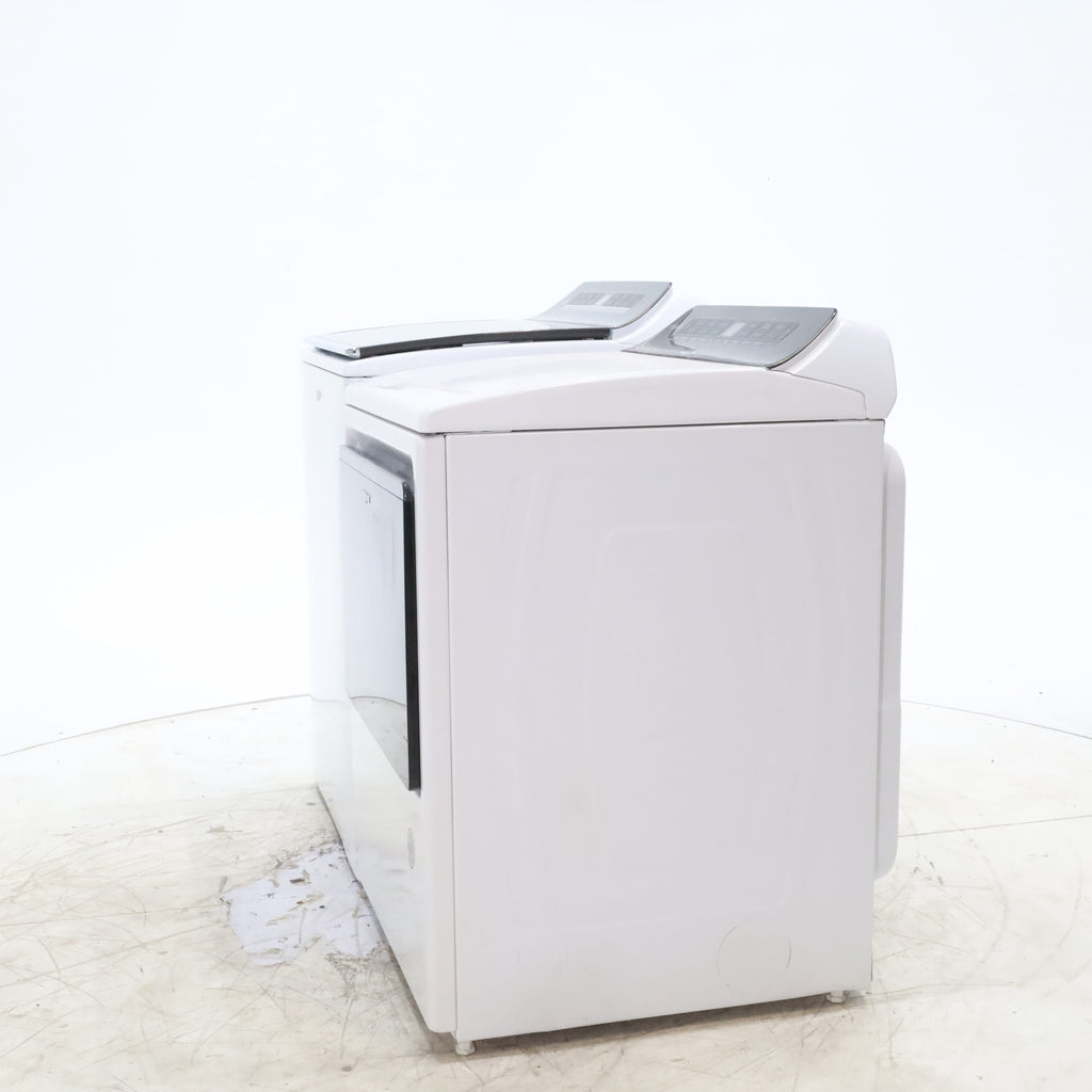 Pictures of ENERGY STAR Whirlpool 5.2 - 5.3 cu. ft. Smart Top Load Washing Machine with 2 in 1 Removable Agitator and Whirlpool 7.4 cu. ft. Electric Dryer with AccuDry Sensor and Wrinkle Shield  - Scratch & Dent - Minor - Neu Appliance Outlet - Discount Appliance Outlet in Austin, Tx