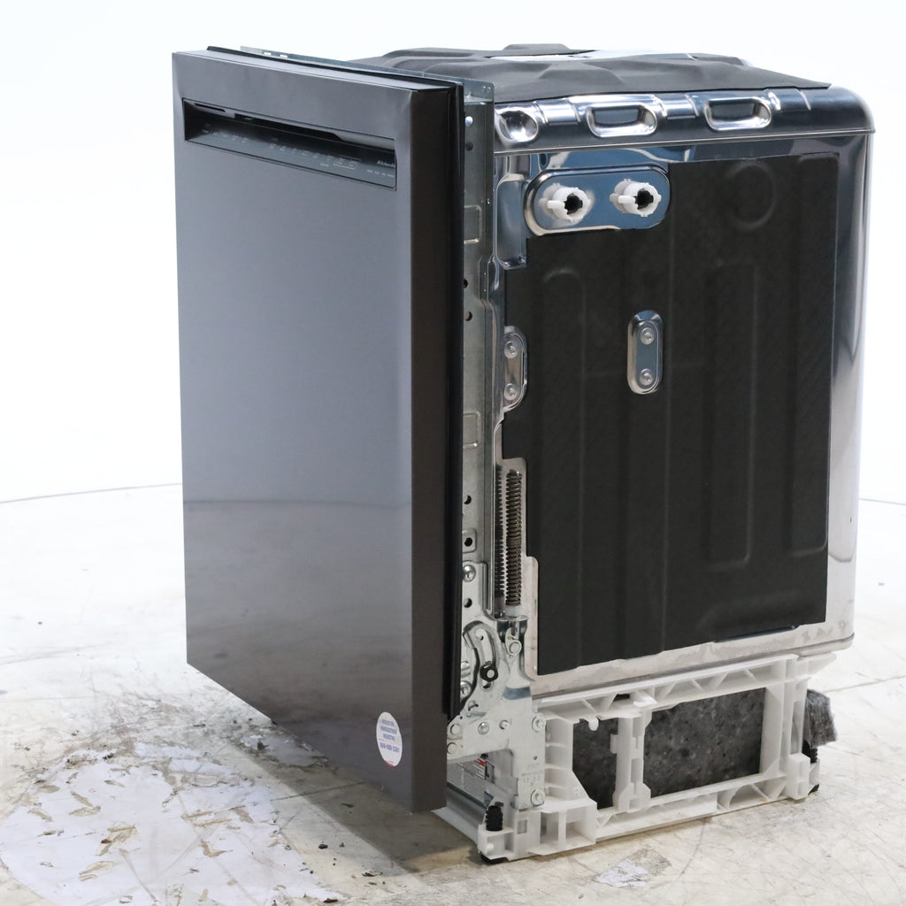 Pictures of 24 in. KitchenAid PrintShield ENERGY STAR Black Stainless Steel with PrintShield™ Finish Built-In Front Control Tall Tub 39 dBA Dishwasher with Stainless Steel Tub - Scratch & Dent - Minor - Neu Appliance Outlet - Discount Appliance Outlet in Austin, Tx