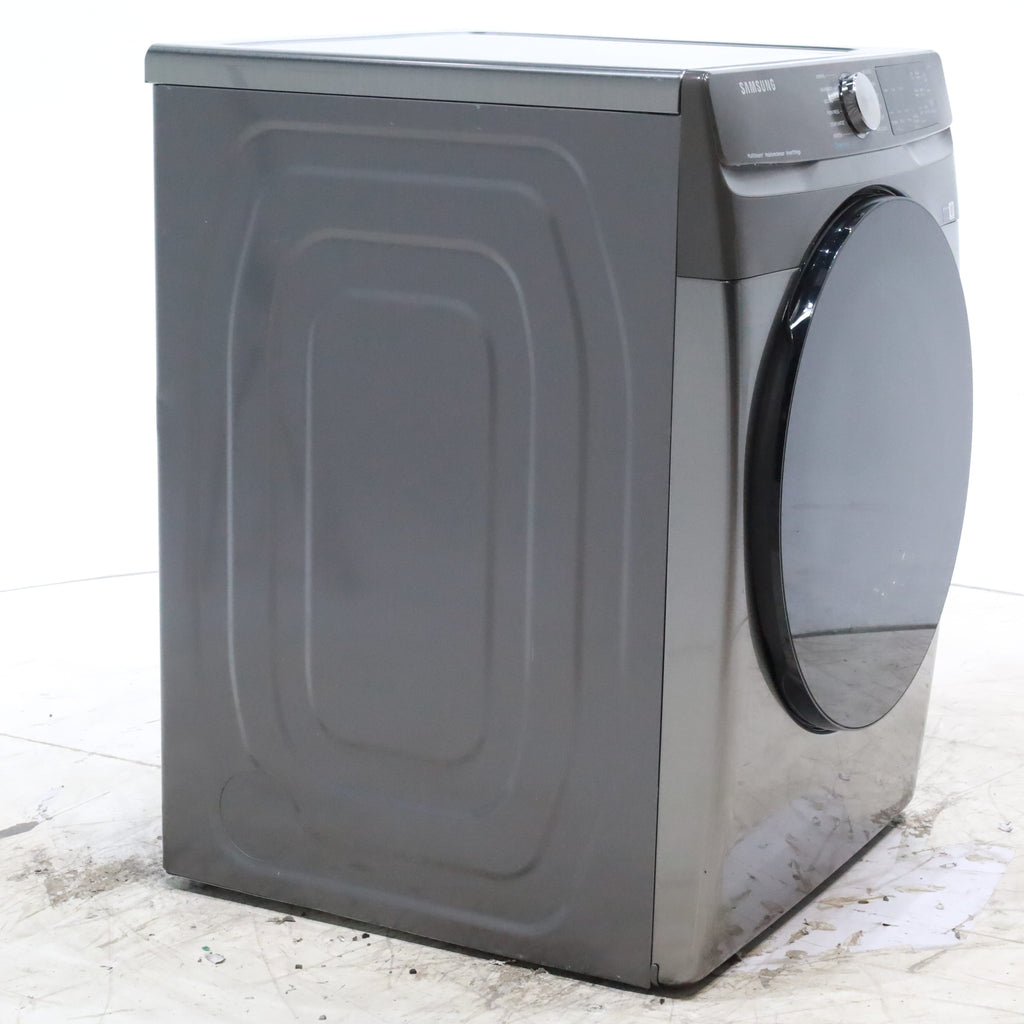 Pictures of Platinum Samsung 7.5 cu. ft. Front Load Electric Dryer with Steam- Scratch & Dent - Minor - Neu Appliance Outlet - Discount Appliance Outlet in Austin, Tx