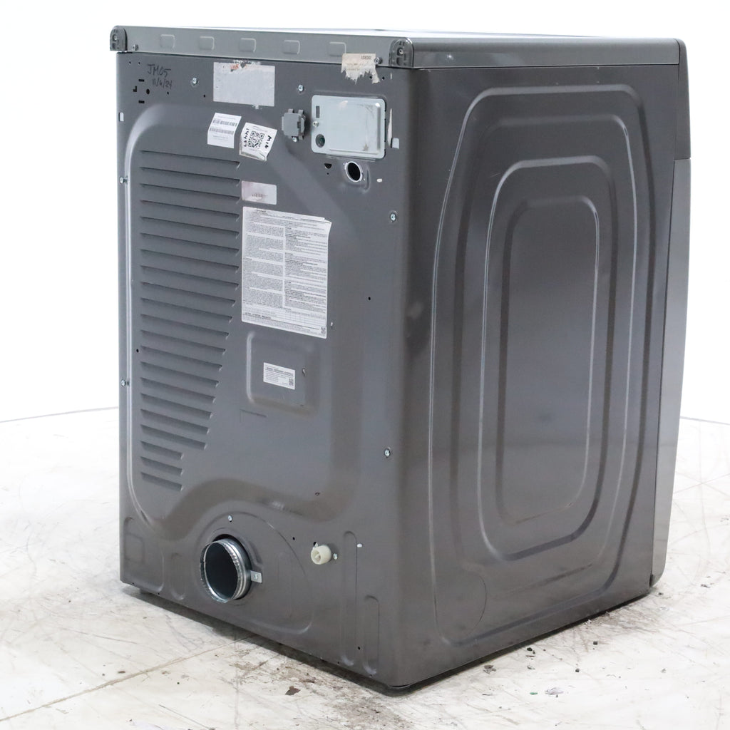 Pictures of Platinum Samsung 7.5 cu. ft. Front Load Electric Dryer with Steam- Scratch & Dent - Minor - Neu Appliance Outlet - Discount Appliance Outlet in Austin, Tx