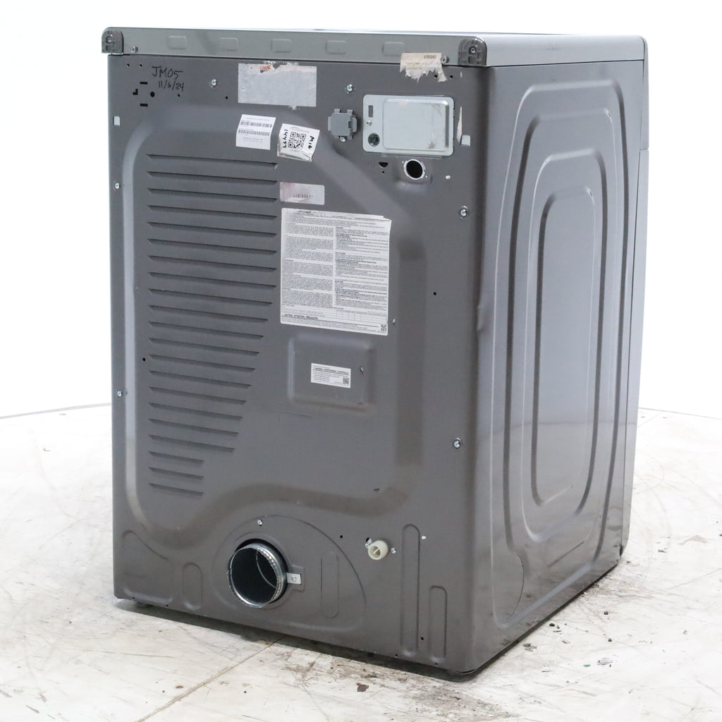 Pictures of Platinum Samsung 7.5 cu. ft. Front Load Electric Dryer with Steam- Scratch & Dent - Minor - Neu Appliance Outlet - Discount Appliance Outlet in Austin, Tx