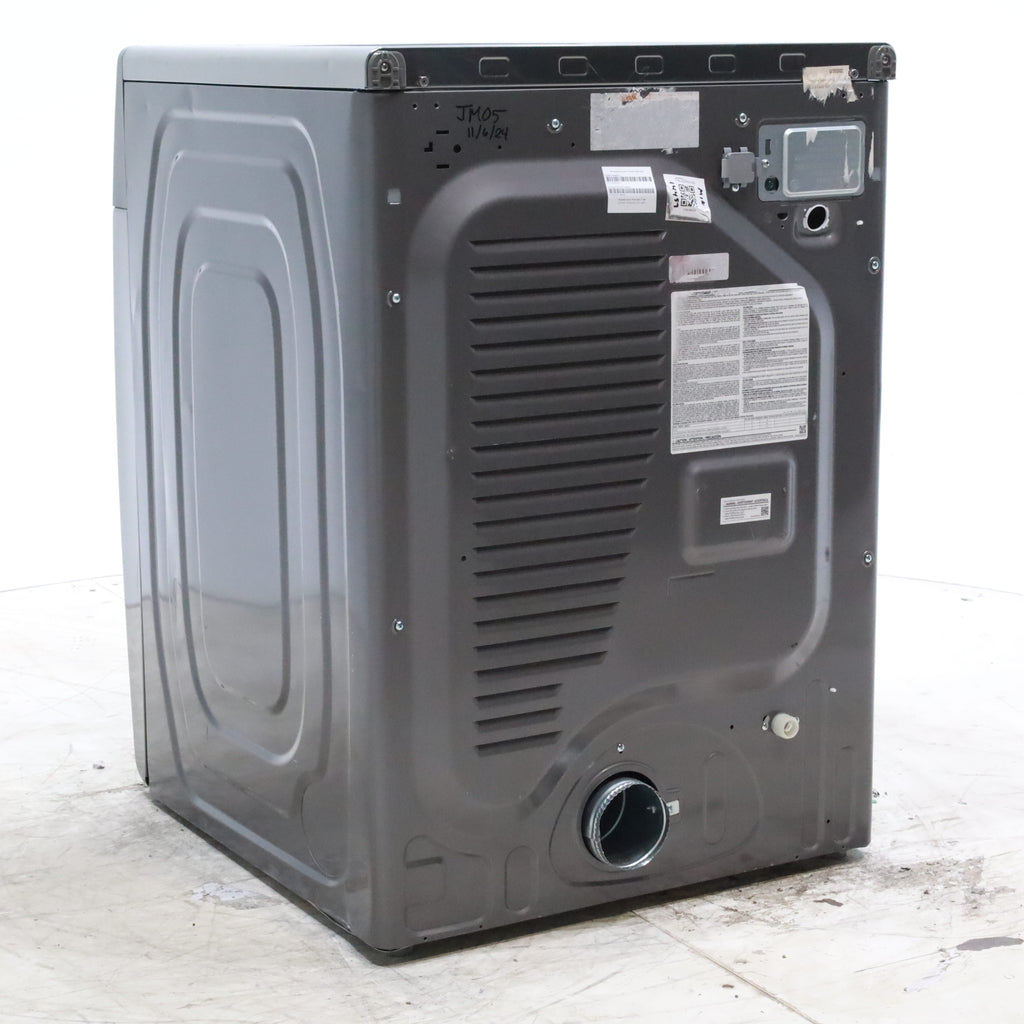 Pictures of Platinum Samsung 7.5 cu. ft. Front Load Electric Dryer with Steam- Scratch & Dent - Minor - Neu Appliance Outlet - Discount Appliance Outlet in Austin, Tx