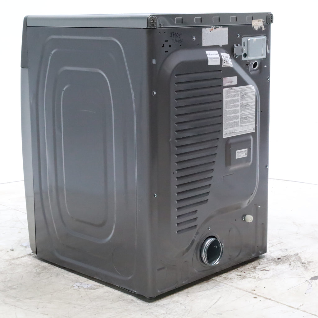 Pictures of Platinum Samsung 7.5 cu. ft. Front Load Electric Dryer with Steam- Scratch & Dent - Minor - Neu Appliance Outlet - Discount Appliance Outlet in Austin, Tx