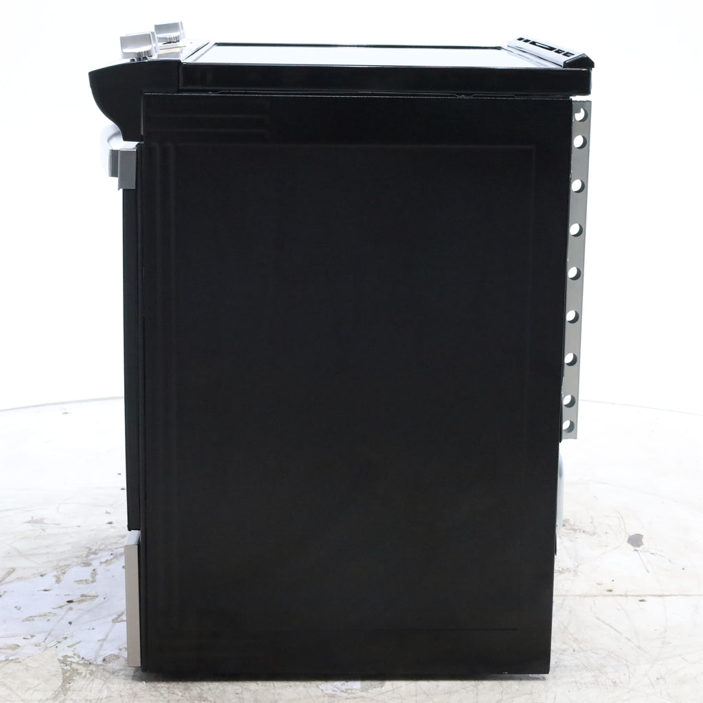 Pictures of Fingerprint Resistant Stainless Steel Whirlpool 30" Glass Top 4 Burners 4.8-cu ft Self-Cleaning Slide-in Electric Range  - Scratch & Dent - Minor - Neu Appliance Outlet - Discount Appliance Outlet in Austin, Tx