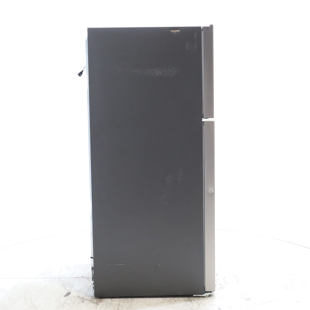 Pictures of 30"  Wide Stainless Steel Frigidaire 18.3 cu. ft. Top Freezer Refrigerator with EvenTemp Cooling System - Scratch & Dent - Moderate - Neu Appliance Outlet - Discount Appliance Outlet in Austin, Tx