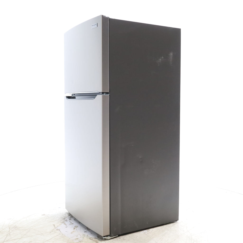 Pictures of 30"  Wide Stainless Steel Frigidaire 18.3 cu. ft. Top Freezer Refrigerator with EvenTemp Cooling System - Scratch & Dent - Moderate - Neu Appliance Outlet - Discount Appliance Outlet in Austin, Tx