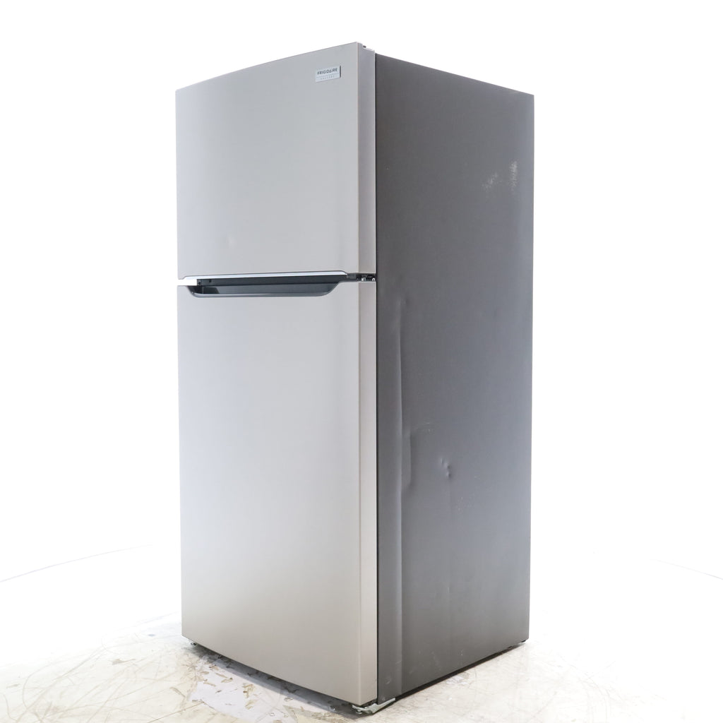 Pictures of 30"  Wide Stainless Steel Frigidaire 18.3 cu. ft. Top Freezer Refrigerator with EvenTemp Cooling System - Scratch & Dent - Moderate - Neu Appliance Outlet - Discount Appliance Outlet in Austin, Tx