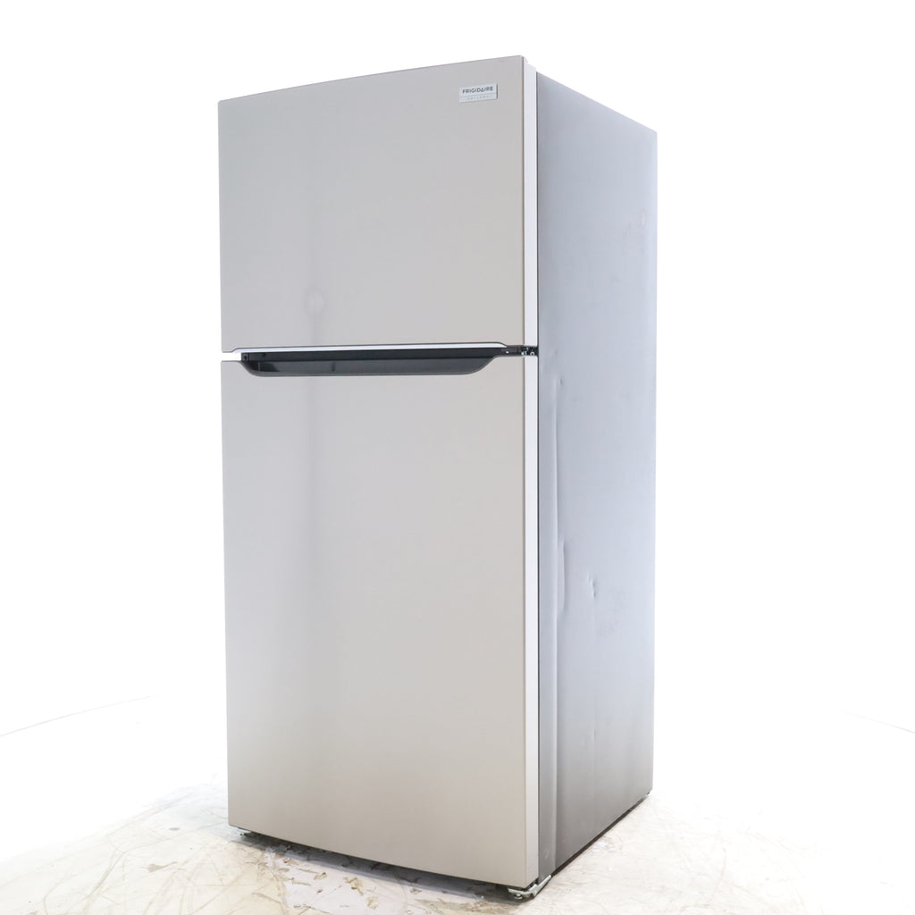 Pictures of 30"  Wide Stainless Steel Frigidaire 18.3 cu. ft. Top Freezer Refrigerator with EvenTemp Cooling System - Scratch & Dent - Moderate - Neu Appliance Outlet - Discount Appliance Outlet in Austin, Tx