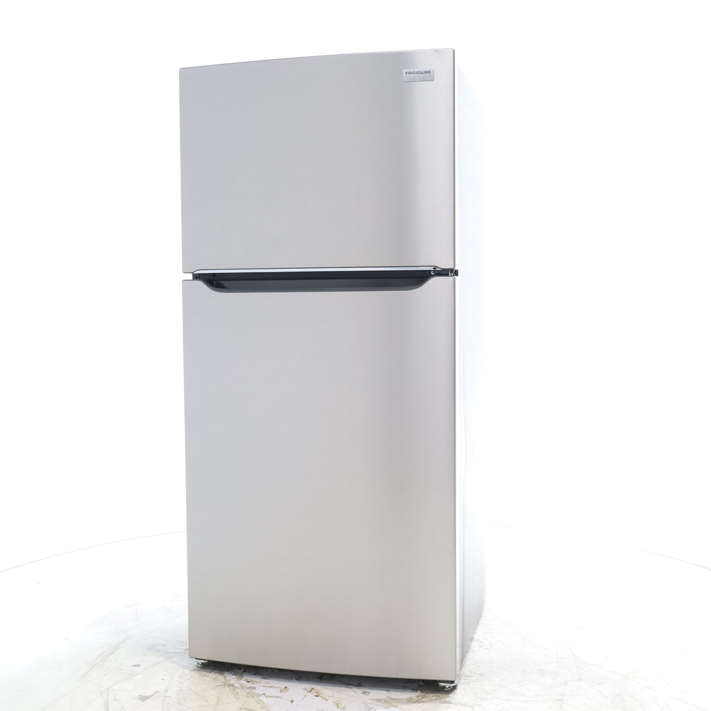 Pictures of 30"  Wide Stainless Steel Frigidaire 18.3 cu. ft. Top Freezer Refrigerator with EvenTemp Cooling System - Scratch & Dent - Moderate - Neu Appliance Outlet - Discount Appliance Outlet in Austin, Tx