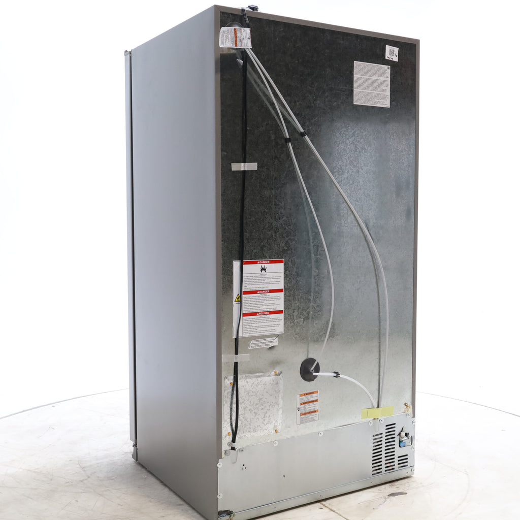 Pictures of Fingerprint-Resistant Stainless Steel Whirlpool 28.49 cu. ft. Side by Side Refrigerator with In Door Ice and Water Dispenser - Scratch & Dent - Minor - Neu Appliance Outlet - Discount Appliance Outlet in Austin, Tx