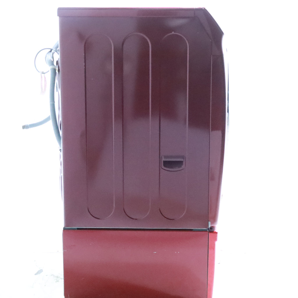 Pictures of Merlot Samsung Frontload ENERGY STAR 4.2 cu ft Washer on Pedestals with Steam Wash and Merlot Samsung Frontload Electric Dryer on Pedestals - Certified Refurbished - Neu Appliance Outlet - Discount Appliance Outlet in Austin, Tx