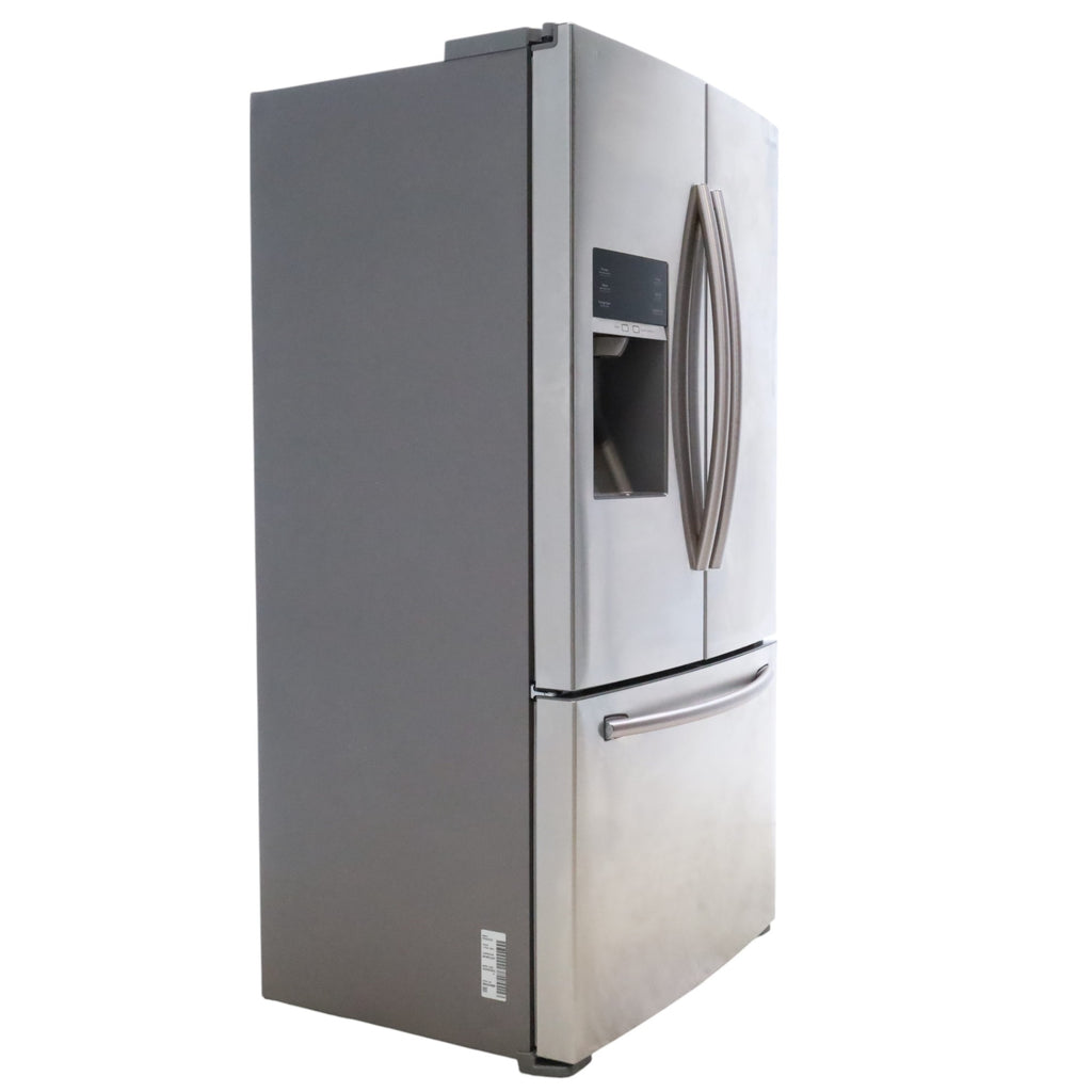 Pictures of Counter Depth Stainless Steel ENERGY STAR Samsung 22.5 cu. ft. 3 Door French Door Refrigerator with Dual Ice Maker - Certified Refurbished - Neu Appliance Outlet - Discount Appliance Outlet in Austin, Tx