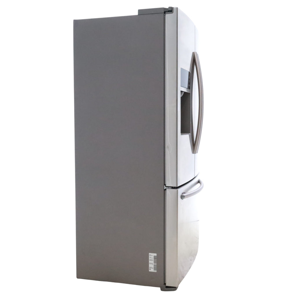 Pictures of Counter Depth Stainless Steel ENERGY STAR Samsung 22.5 cu. ft. 3 Door French Door Refrigerator with Dual Ice Maker - Certified Refurbished - Neu Appliance Outlet - Discount Appliance Outlet in Austin, Tx