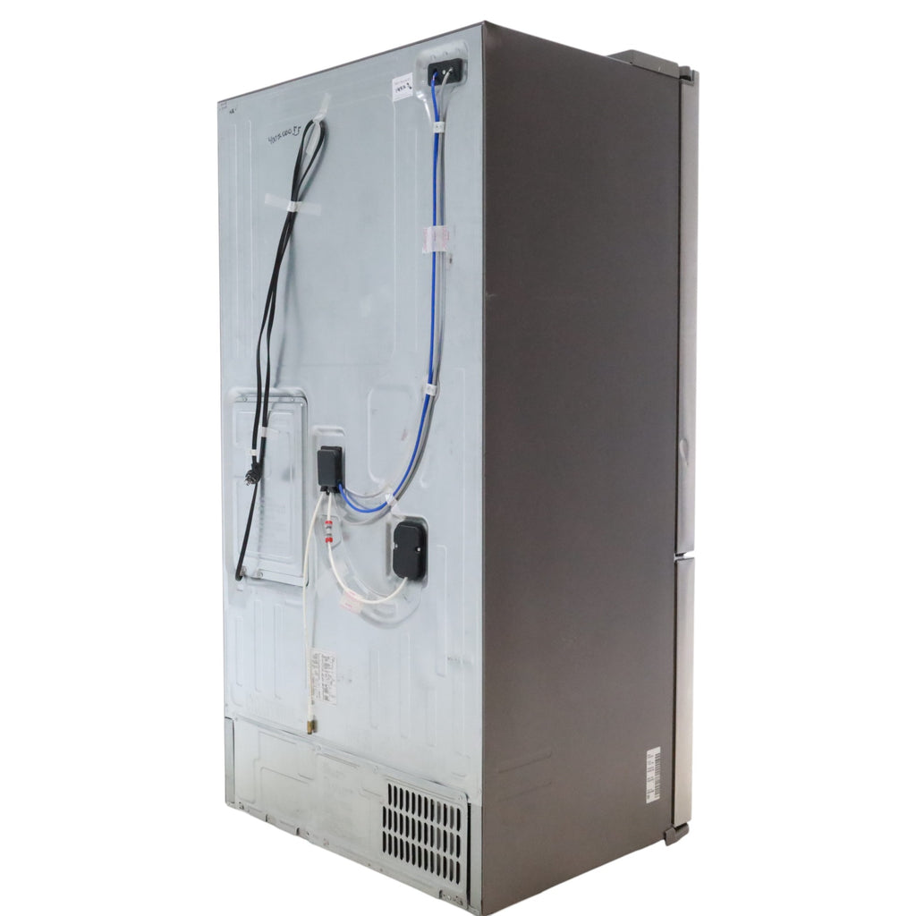 Counter Depth Stainless Steel ENERGY STAR Samsung 22.5 cu. ft. 3 Door French Door Refrigerator with Dual Ice Maker  - Certified Refurbished