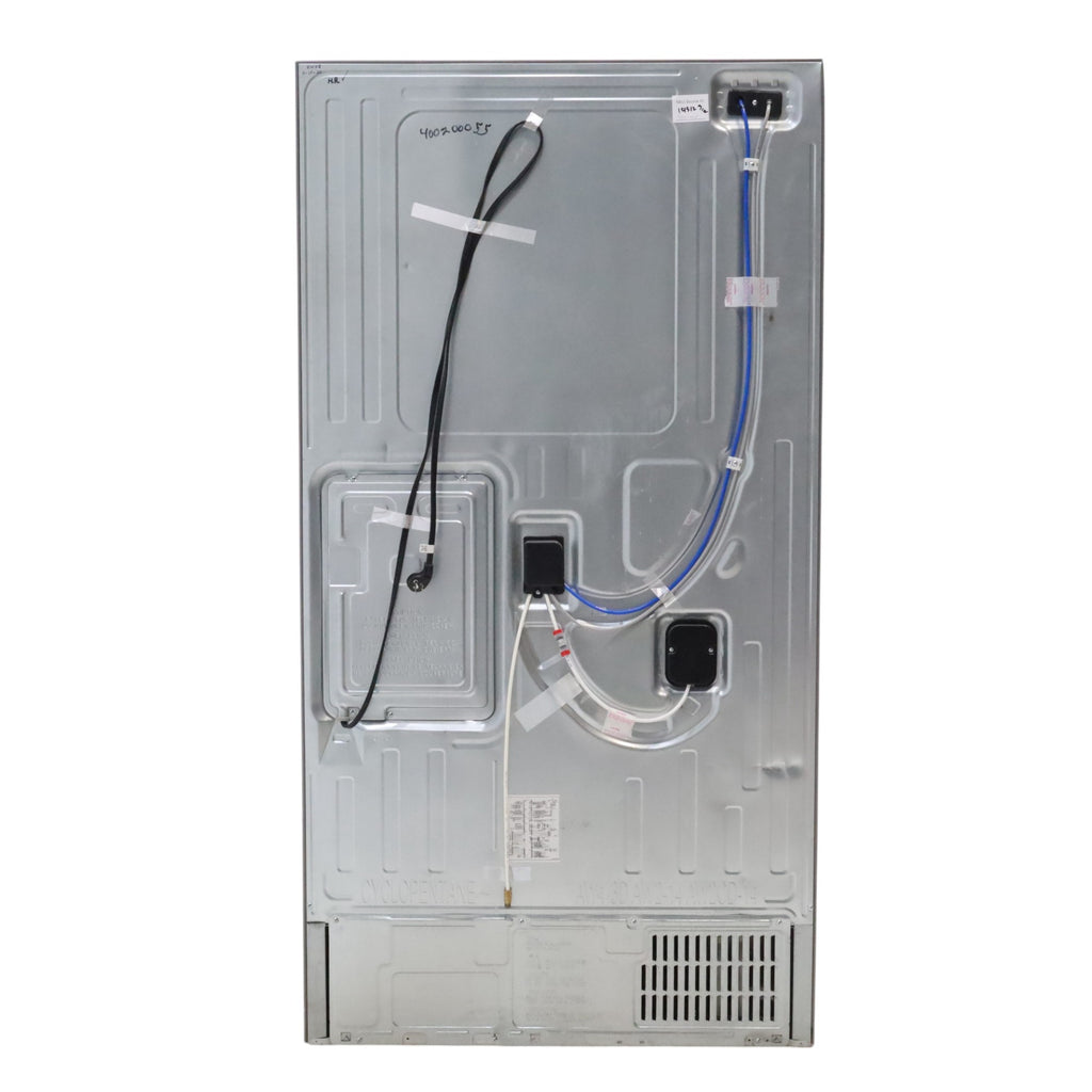 Counter Depth Stainless Steel ENERGY STAR Samsung 22.5 cu. ft. 3 Door French Door Refrigerator with Dual Ice Maker  - Certified Refurbished