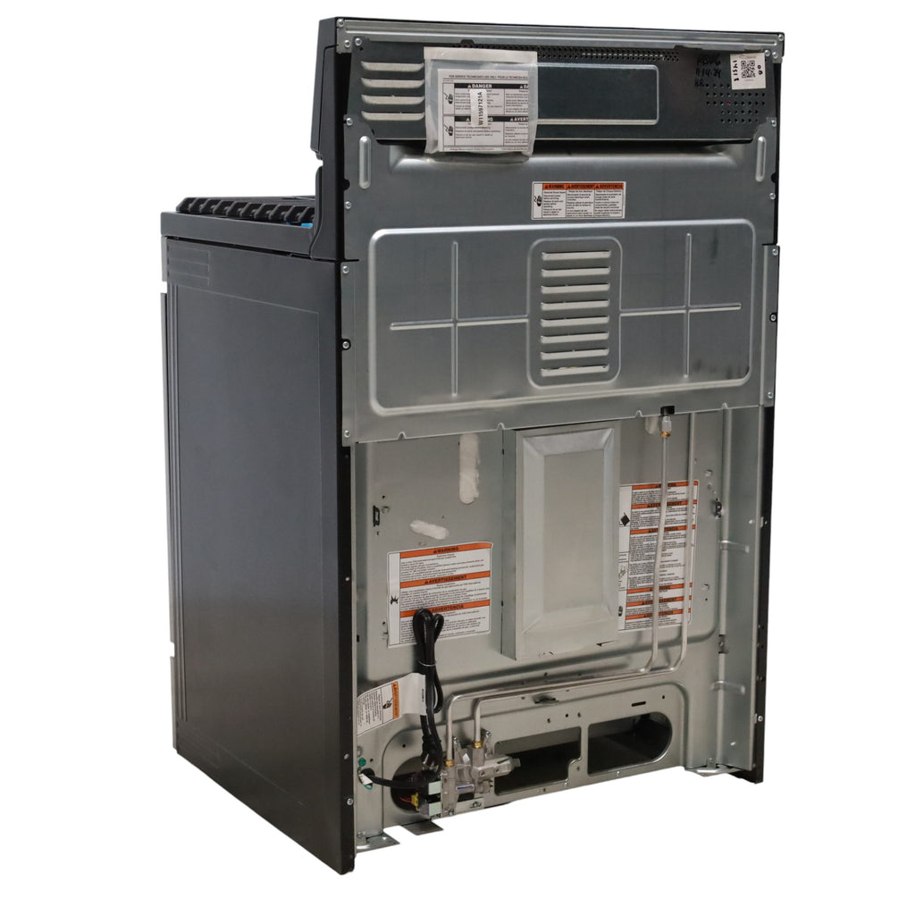 Pictures of Stainless Steel with Printshield Finish KitchenAid 30-in 5 Burners 5.8-cu ft Self-cleaning Convection Oven Freestanding Natural Gas Range - Open Box - Neu Appliance Outlet - Discount Appliance Outlet in Austin, Tx