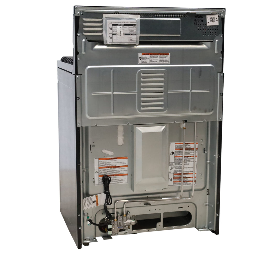 Pictures of Stainless Steel with Printshield Finish KitchenAid 30-in 5 Burners 5.8-cu ft Self-cleaning Convection Oven Freestanding Natural Gas Range - Open Box - Neu Appliance Outlet - Discount Appliance Outlet in Austin, Tx