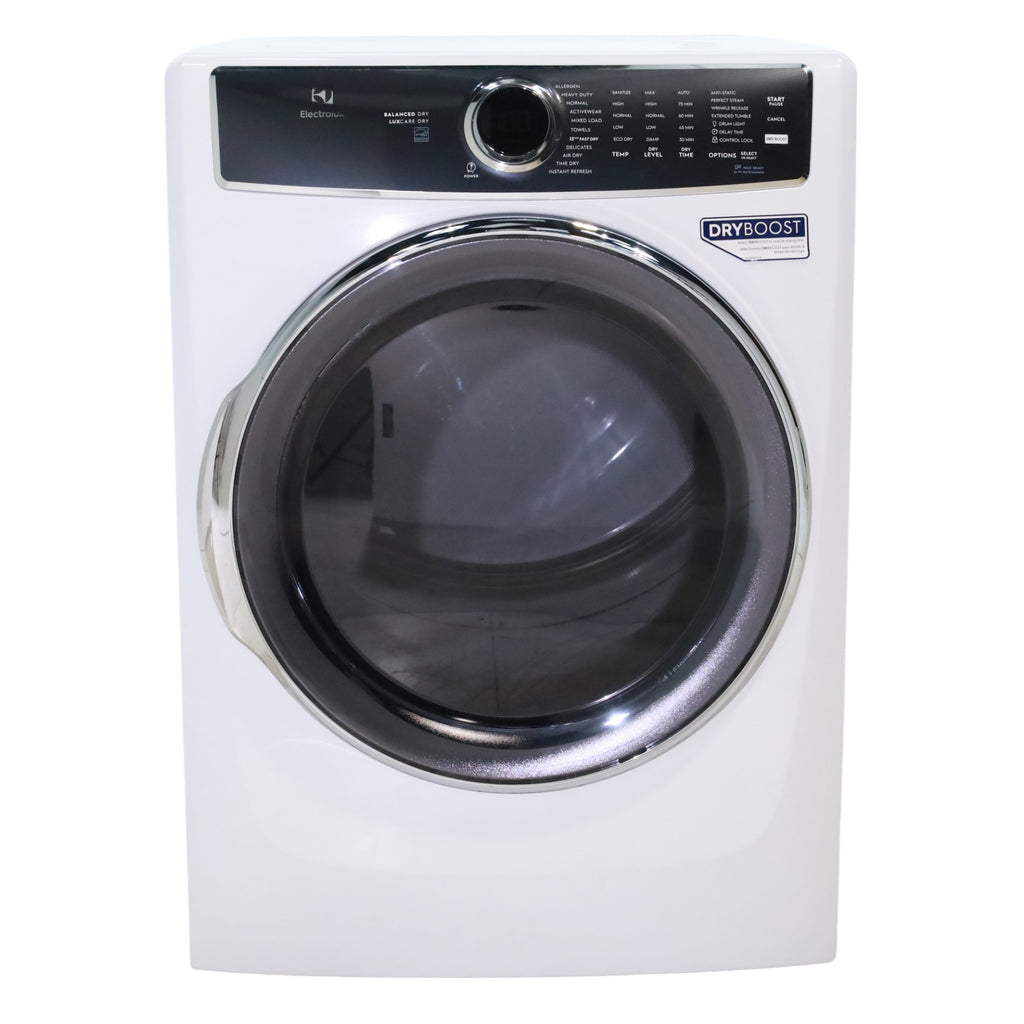 Pictures of ENERGY STAR Electrolux 8.0 cu. ft. Front Load Electric Dryer with Perfect Steam ELFE7637AW - Scratch & Dent - Minor - Neu Appliance Outlet - Discount Appliance Outlet in Austin, Tx