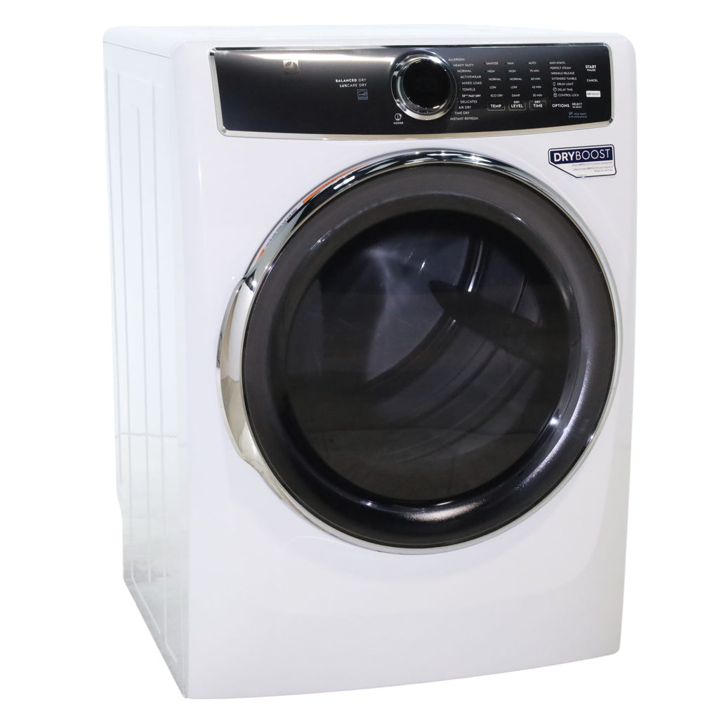 Pictures of ENERGY STAR Electrolux 8.0 cu. ft. Front Load Electric Dryer with Perfect Steam ELFE7637AW - Scratch & Dent - Minor - Neu Appliance Outlet - Discount Appliance Outlet in Austin, Tx