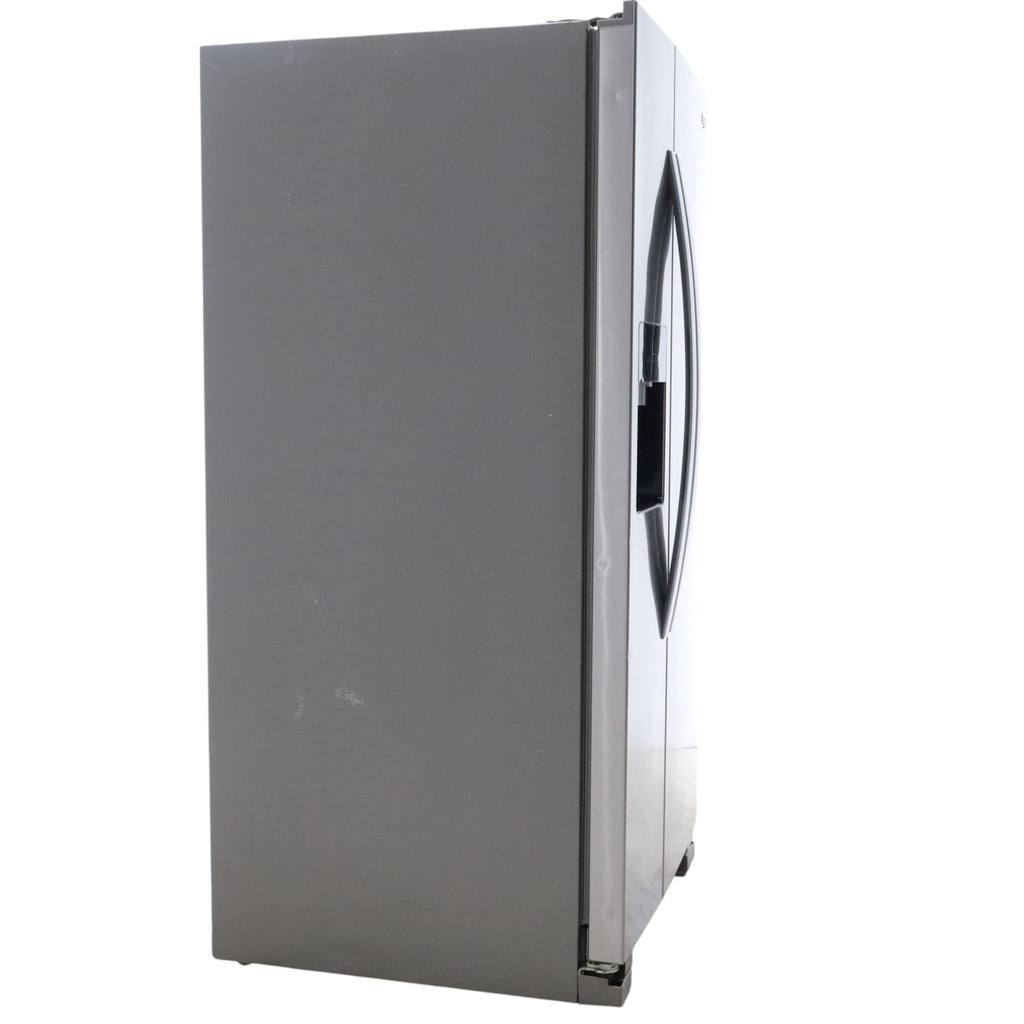 Pictures of 33 in. Wide Fingerprint-Resistant Stainless Steel Whirlpool 21.4 cu. ft. Side by Side Refrigerator with In Door Ice and Water Dispenser - Certified Refurbished - Neu Appliance Outlet - Discount Appliance Outlet in Austin, Tx