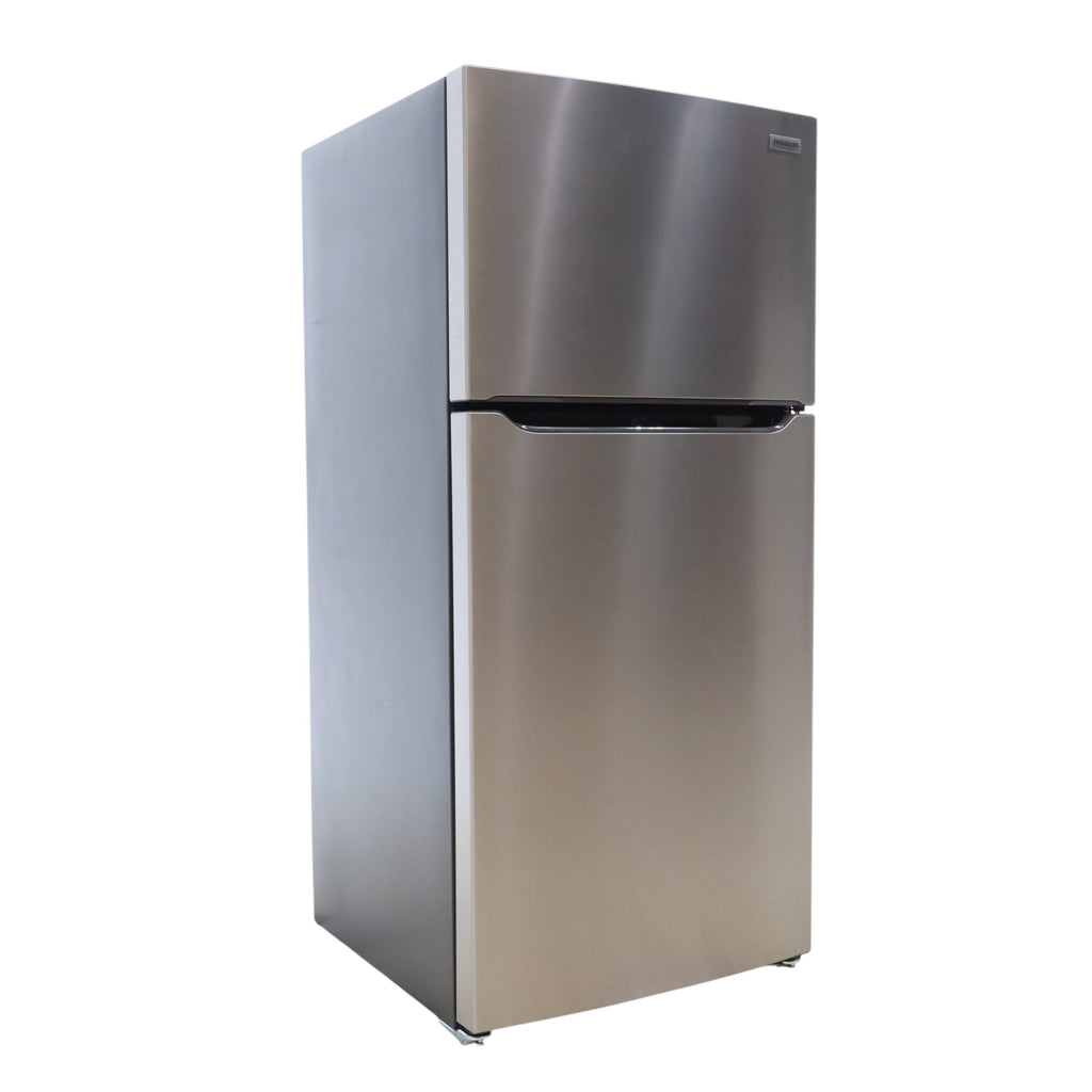 Pictures of 30 in. Wide EasyCare Stainless Steel Frigidaire 20.0 cu. ft. Top Freezer Refrigerator with EvepTemp Cooling System and Ice Maker- Scratch & Dent - Minor - Neu Appliance Outlet - Discount Appliance Outlet in Austin, Tx