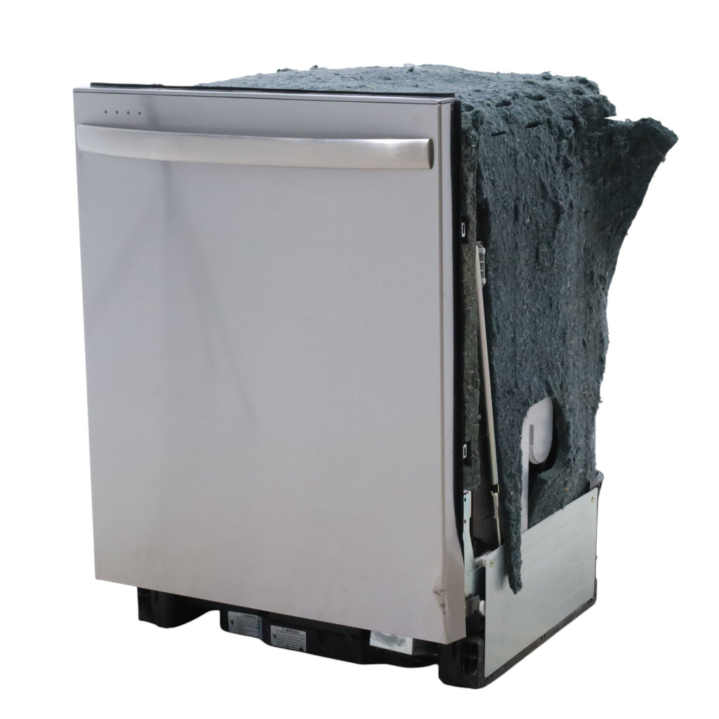 Anti-Fingerprint Stainless Steel ENERGY STAR Midea 24 in. Top Control Dishwasher with 3rd Rack - Scratch & Dent - Moderate