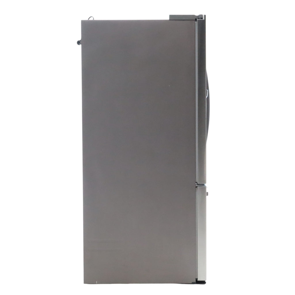 Fingerprint Resistant Stainless Steel ENERGY STAR Samsung 27 cu. ft. 3 Door French Door Refrigerator with Exterior Water and Ice Dispenser RF27T5201SR - Certified Refurbished