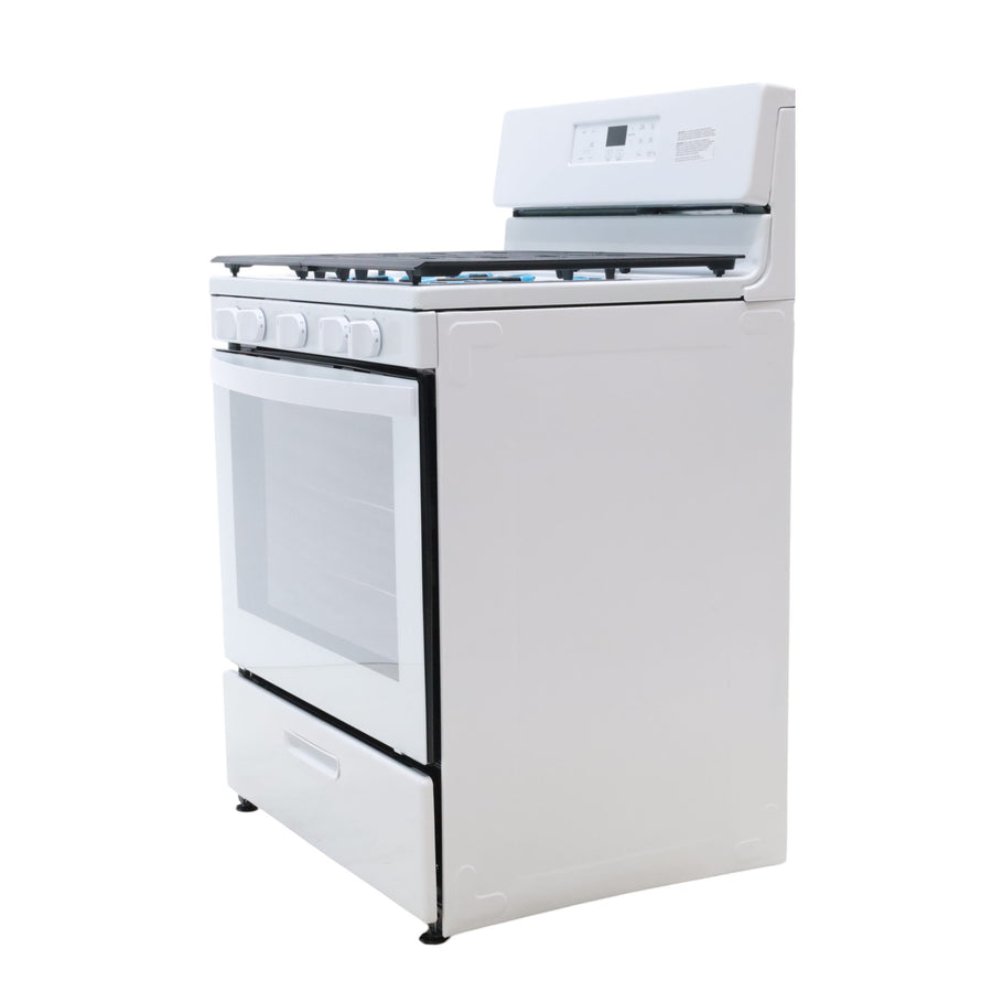 Whirlpool White 30" 5.1 Cu. Ft. Freestanding Gas Range with Edge to Edge Cooktop - Open Box