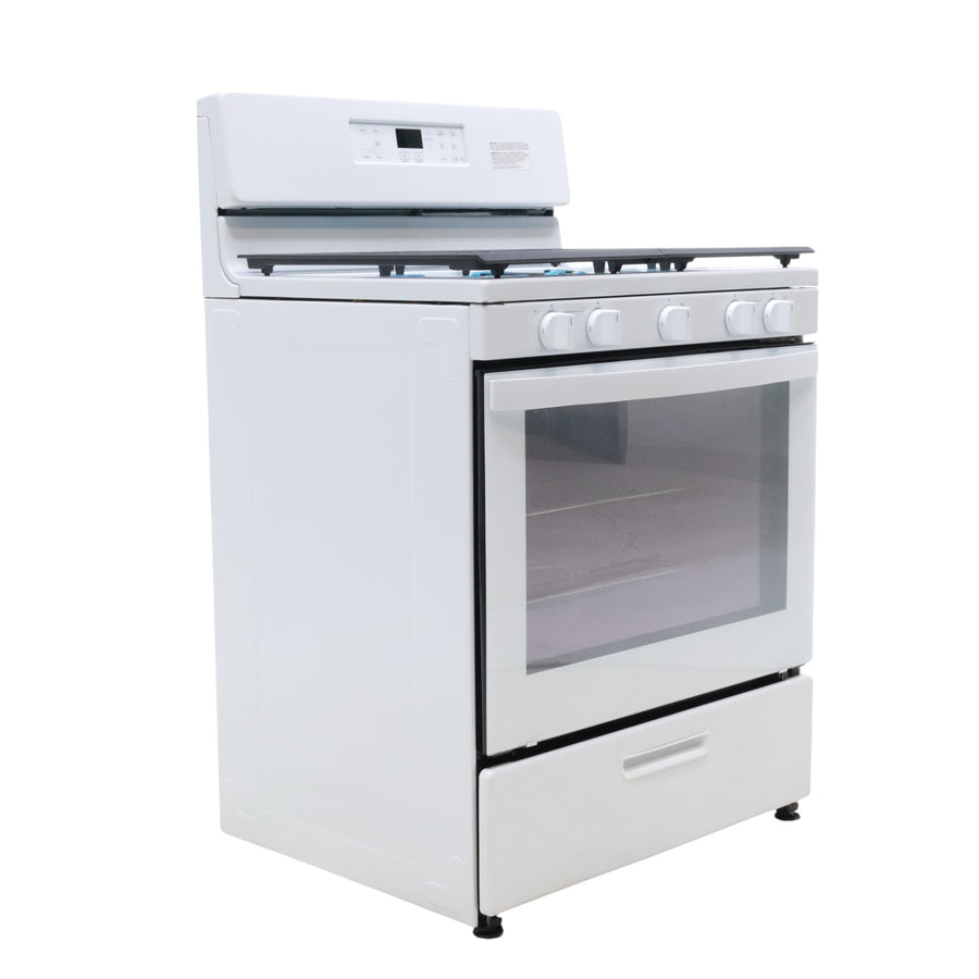 Whirlpool White 30" 5.1 Cu. Ft. Freestanding Gas Range with Edge to Edge Cooktop - Open Box