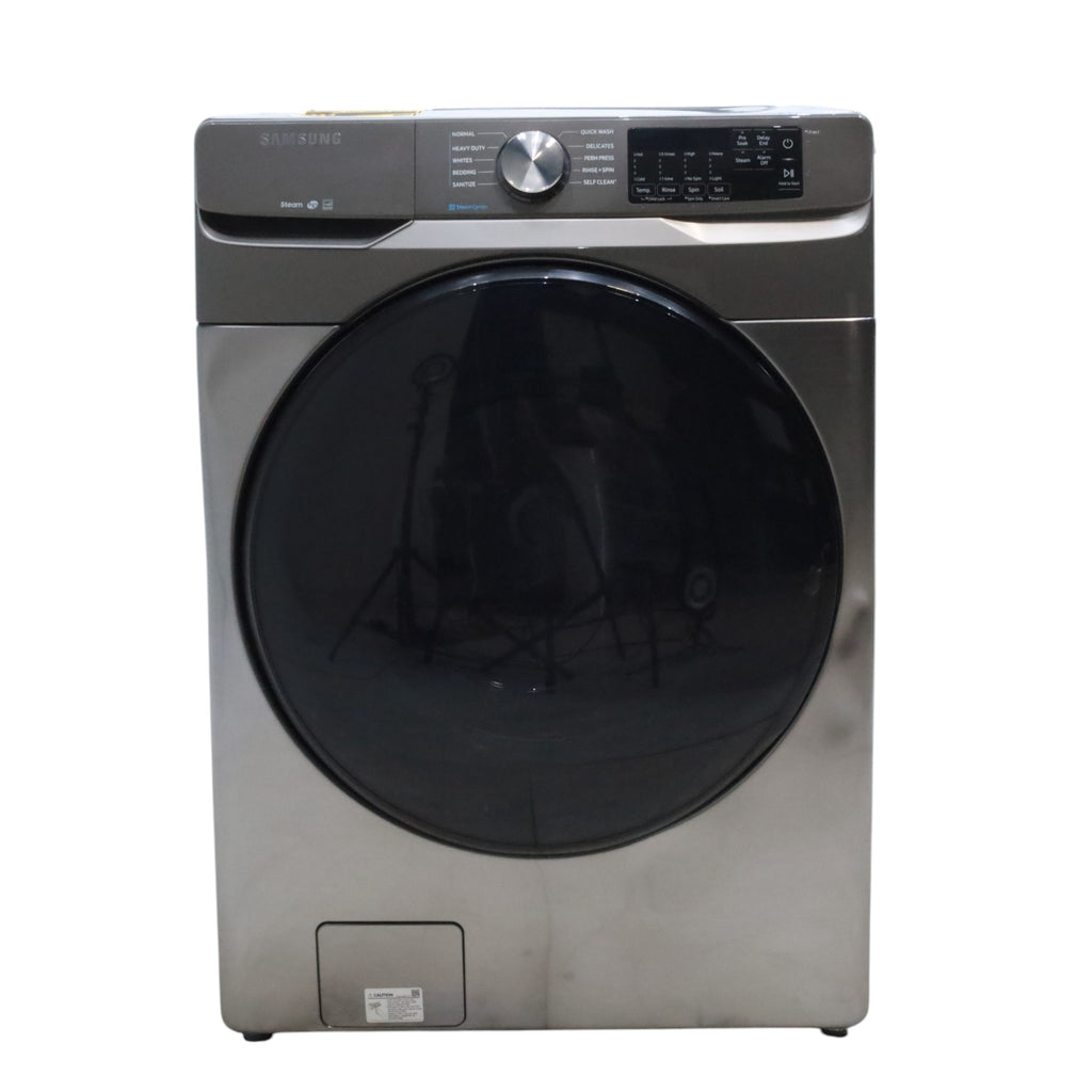 Pictures of Samsung Platinum 4.5 cu. ft. Steam Front Load ENERGY STAR Washer with Self Clean+ - Scratch & Dent - Moderate - Neu Appliance Outlet - Discount Appliance Outlet in Austin, Tx