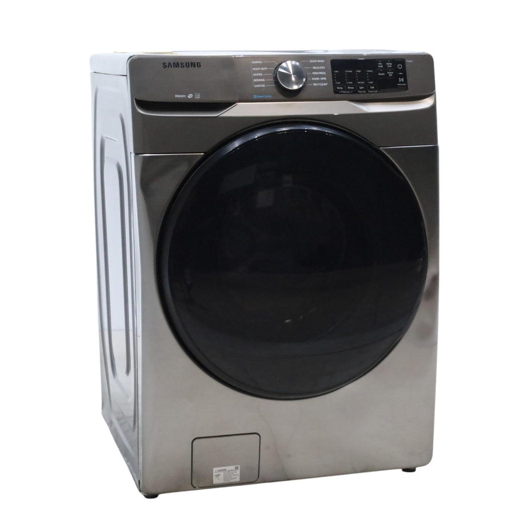 Samsung Platinum 4.5 cu. ft. Steam Front Load ENERGY STAR Washer with Self Clean+ - Scratch & Dent - Moderate