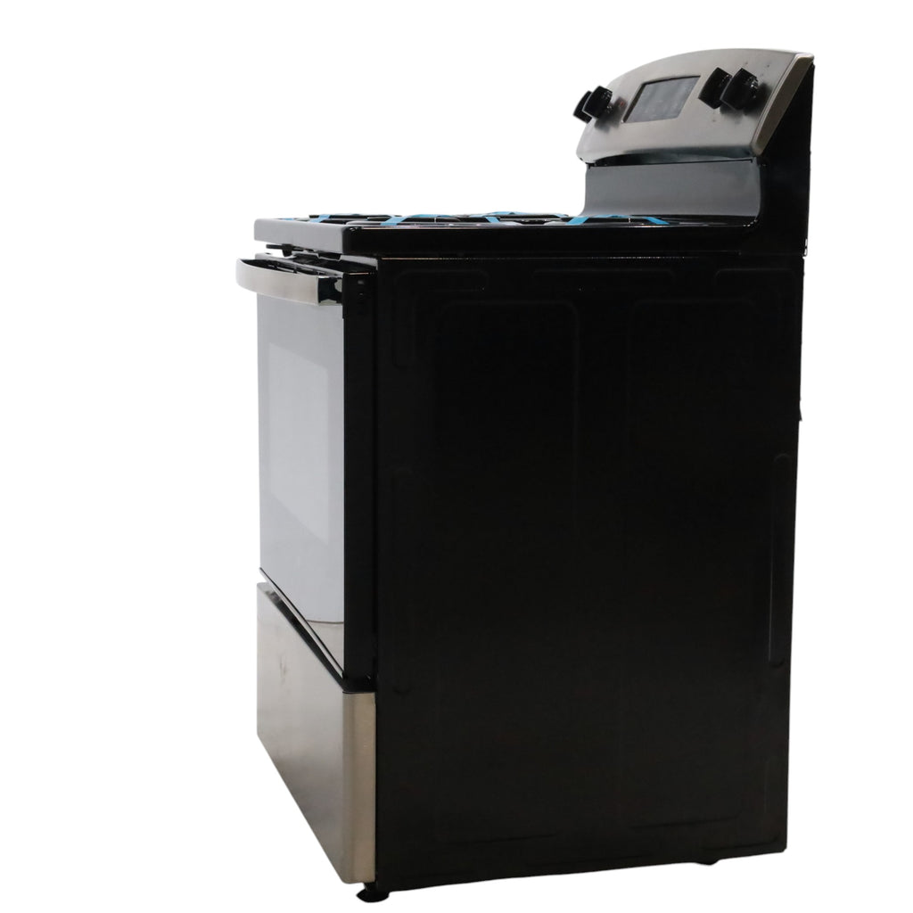 Pictures of Stainless Steel GE® 30" Free-Standing Self-Clean Electric Range with 4 Cooktop Elements - Scratch & Dent - Minor - Neu Appliance Outlet - Discount Appliance Outlet in Austin, Tx