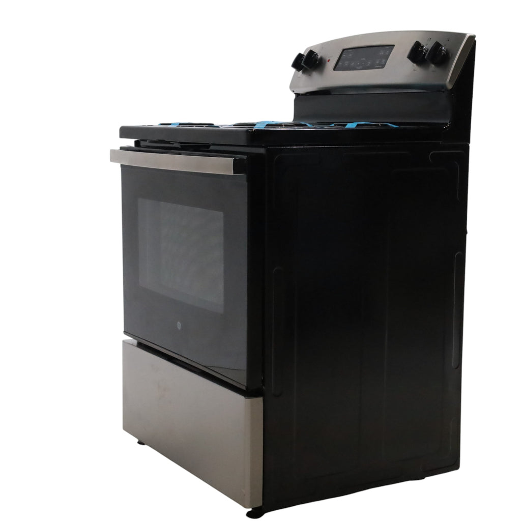 Pictures of Stainless Steel GE® 30" Free-Standing Self-Clean Electric Range with 4 Cooktop Elements - Scratch & Dent - Minor - Neu Appliance Outlet - Discount Appliance Outlet in Austin, Tx