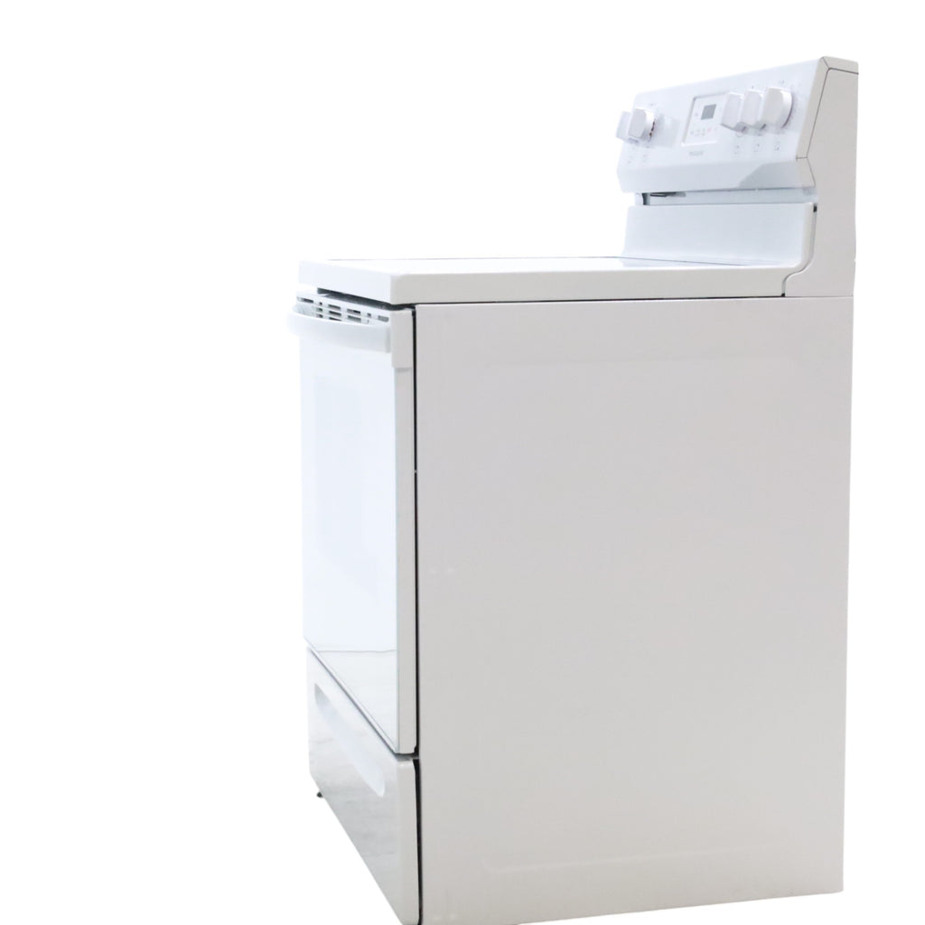 Frigidaire White 30 inch 5.3 cu. ft. 5-Burner Element Electric Range with Manual Clean FCRE3052AW - Scratch & Dent - (Minor)