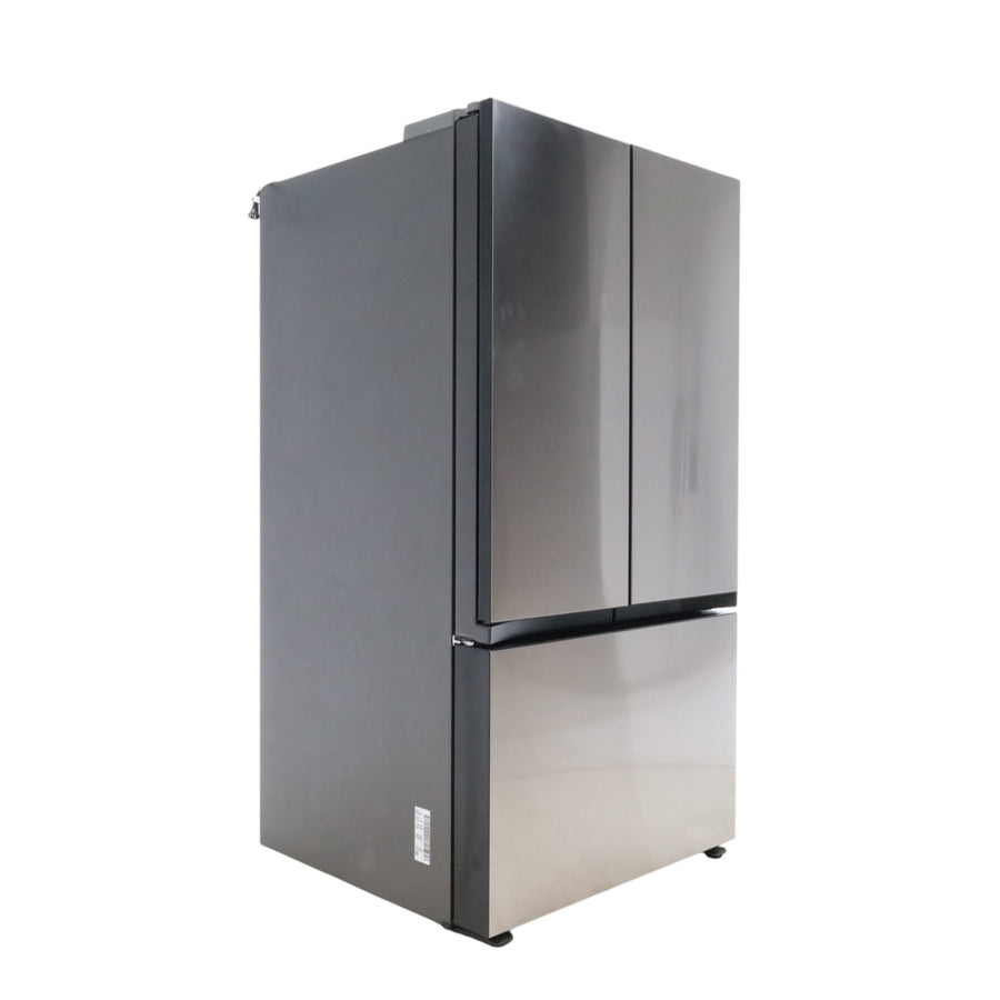Samsung Bespoke 3-Door French Door Refrigerator (30 cu. ft.) with Beverage Center™ in Stainless Steel with Auto Fill Water Pitcher RF30BB6600QL - Open Box