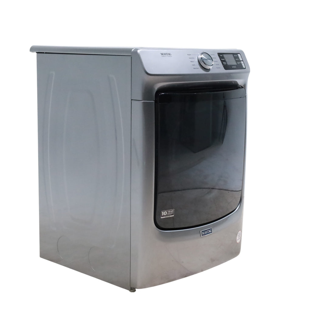Maytag Metallic Slate 7.3-cu ft Stackable Vented ENERGY STAR Electric Dryer with Extra Power Button - Open Box