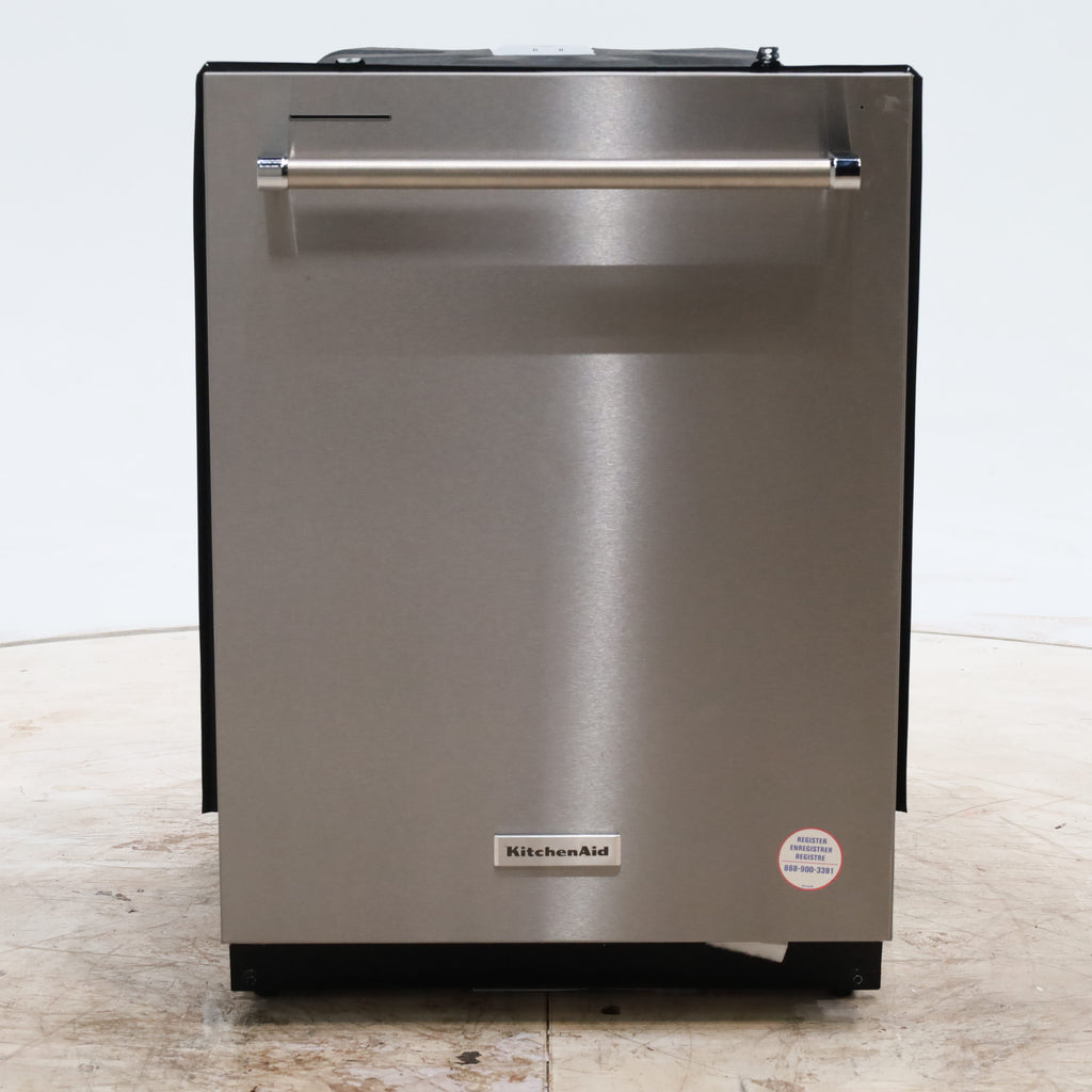 Pictures of 24 in. PrintShield Stainless Steel ENERGY STAR KitchenAid Top Control Dishwasher with FreeFlex Third Rack - Open Box - Neu Appliance Outlet - Discount Appliance Outlet in Austin, Tx