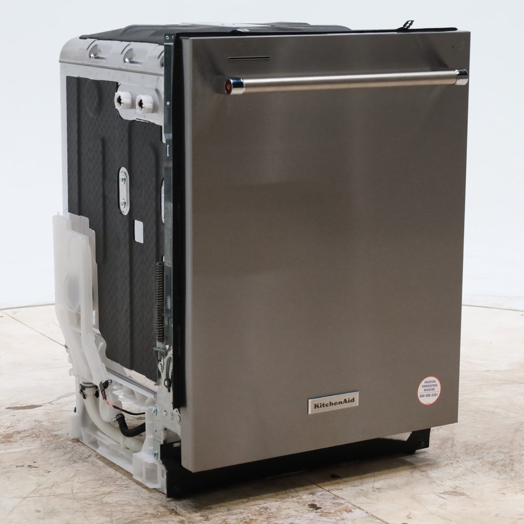 24 in. PrintShield Stainless Steel ENERGY STAR KitchenAid Top Control Dishwasher with FreeFlex Third Rack - Open Box