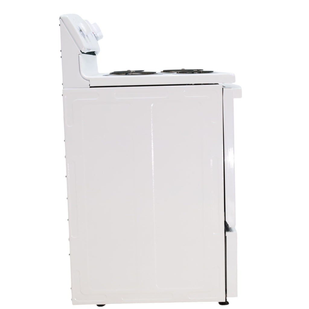 Hotpoint White 30-in 4 Burners 5-cu ft Freestanding Electric Range with Sensi Temp Technology - Open Box