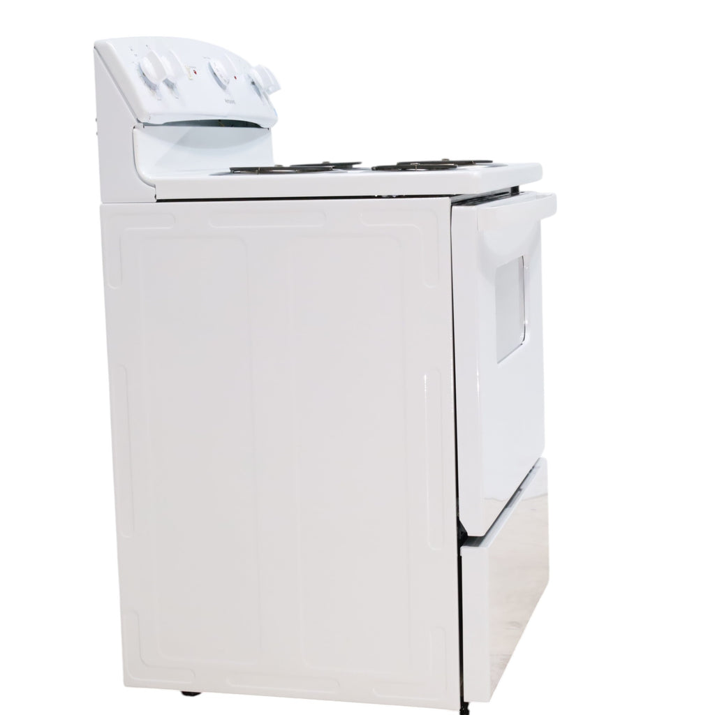 Hotpoint White 30-in 4 Burners 5-cu ft Freestanding Electric Range with Sensi Temp Technology - Open Box