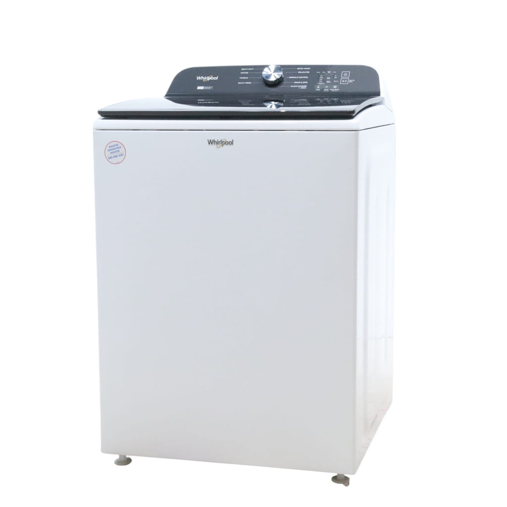 ENERGY STAR Whirlpool 5.2 - 5.3 cu ft Capacity Top Load Washer with 2 in 1 Removable Agitator - Open Box