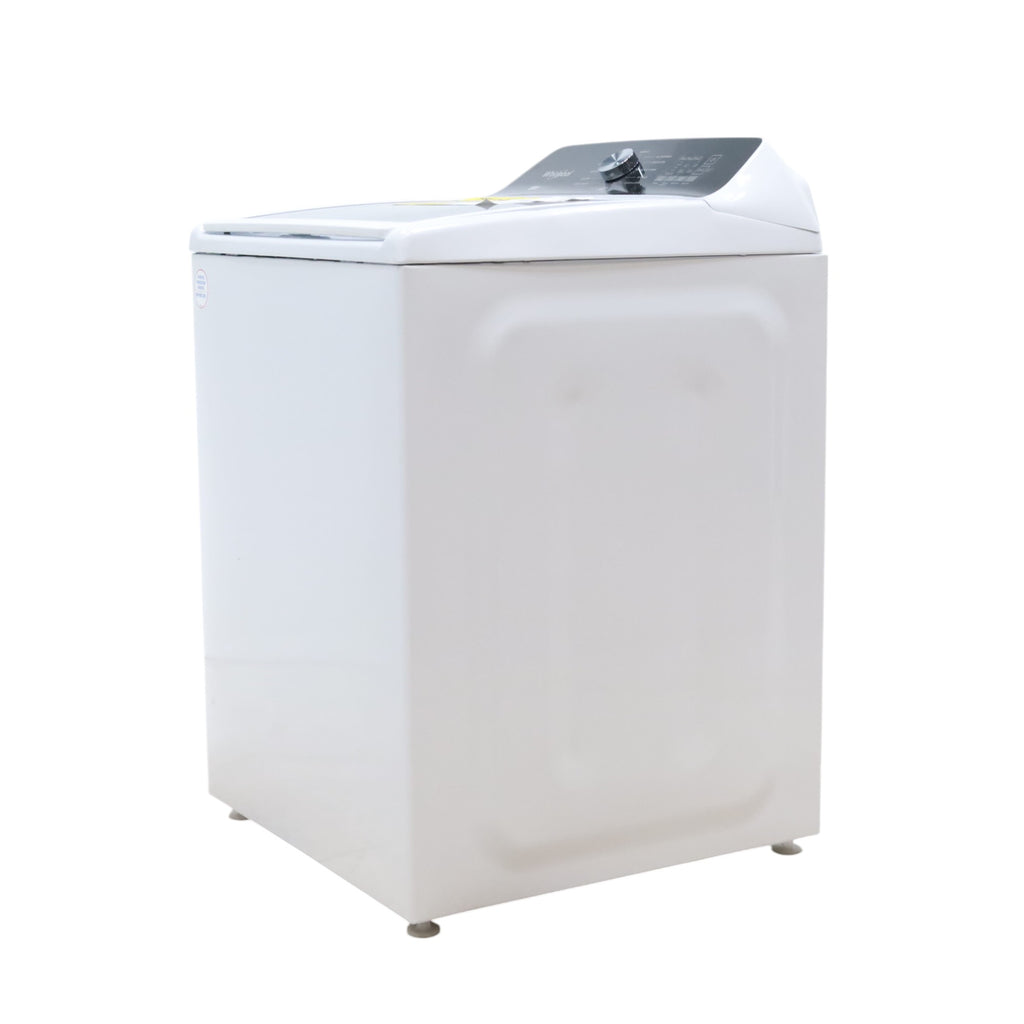 White Whirlpool 4.7 - 4.8 cu ft Capacity Top-Load Washer with 2 in 1 Removable Agitator - Scratch & Dent - Minor